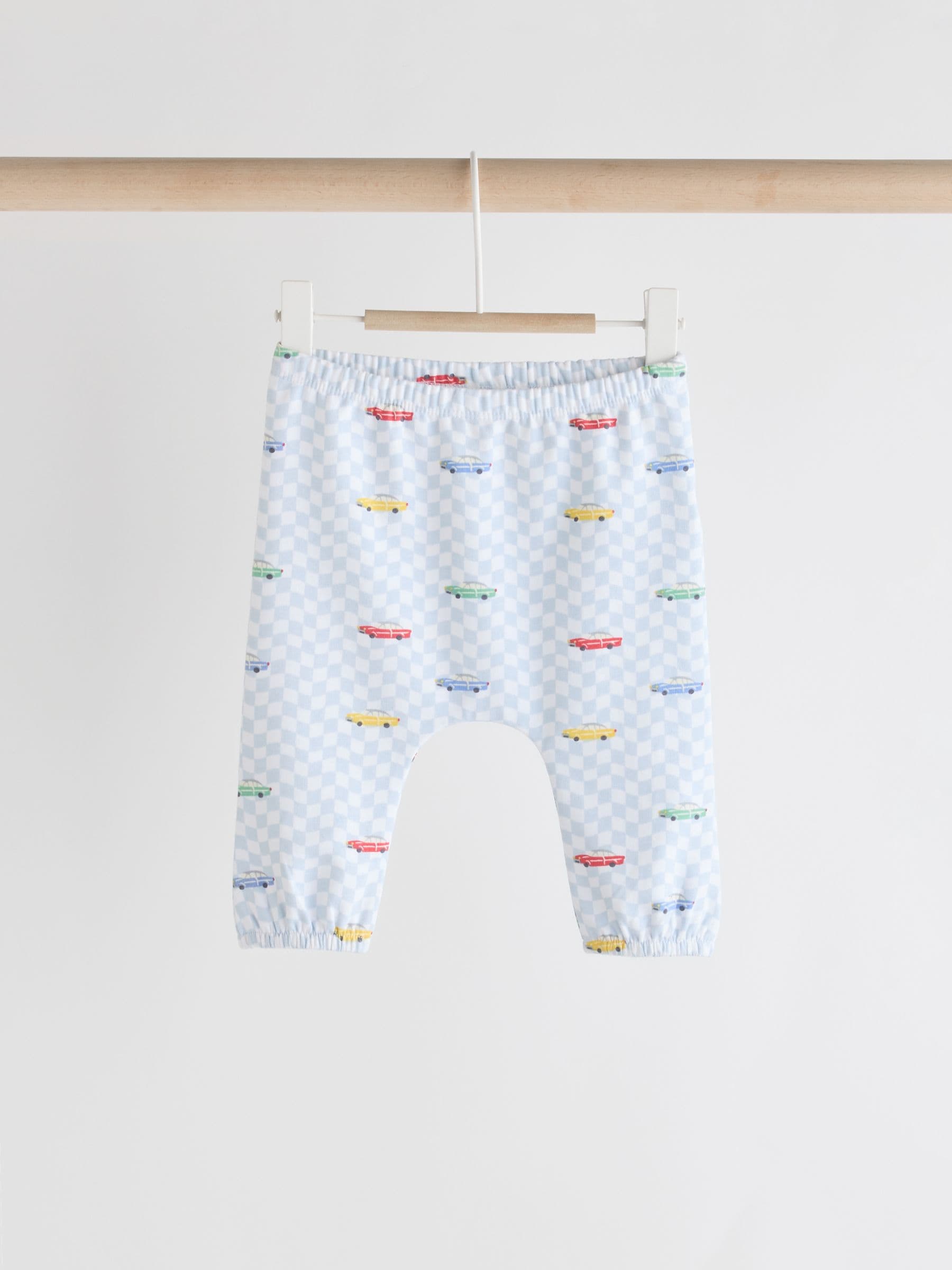 Cath Kidston Blue Checkerboard Transport Baby Sweatshirt and Joggers Set image 5