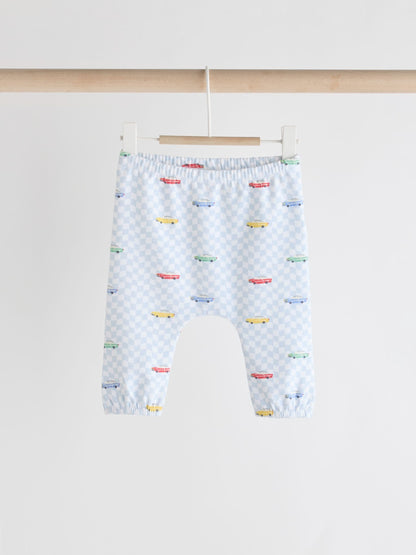 Cath Kidston Blue Checkerboard Transport Baby Sweatshirt and Joggers Set image 5