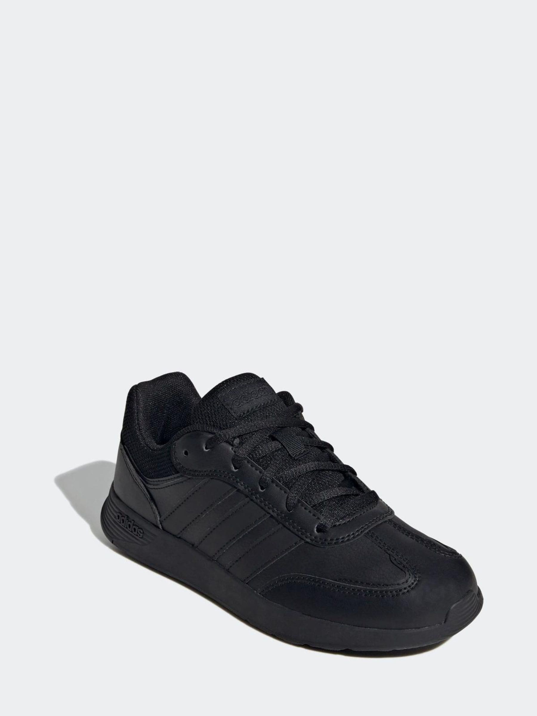 adidas Black Tensaur Switch Lace Junior Trainers image 3