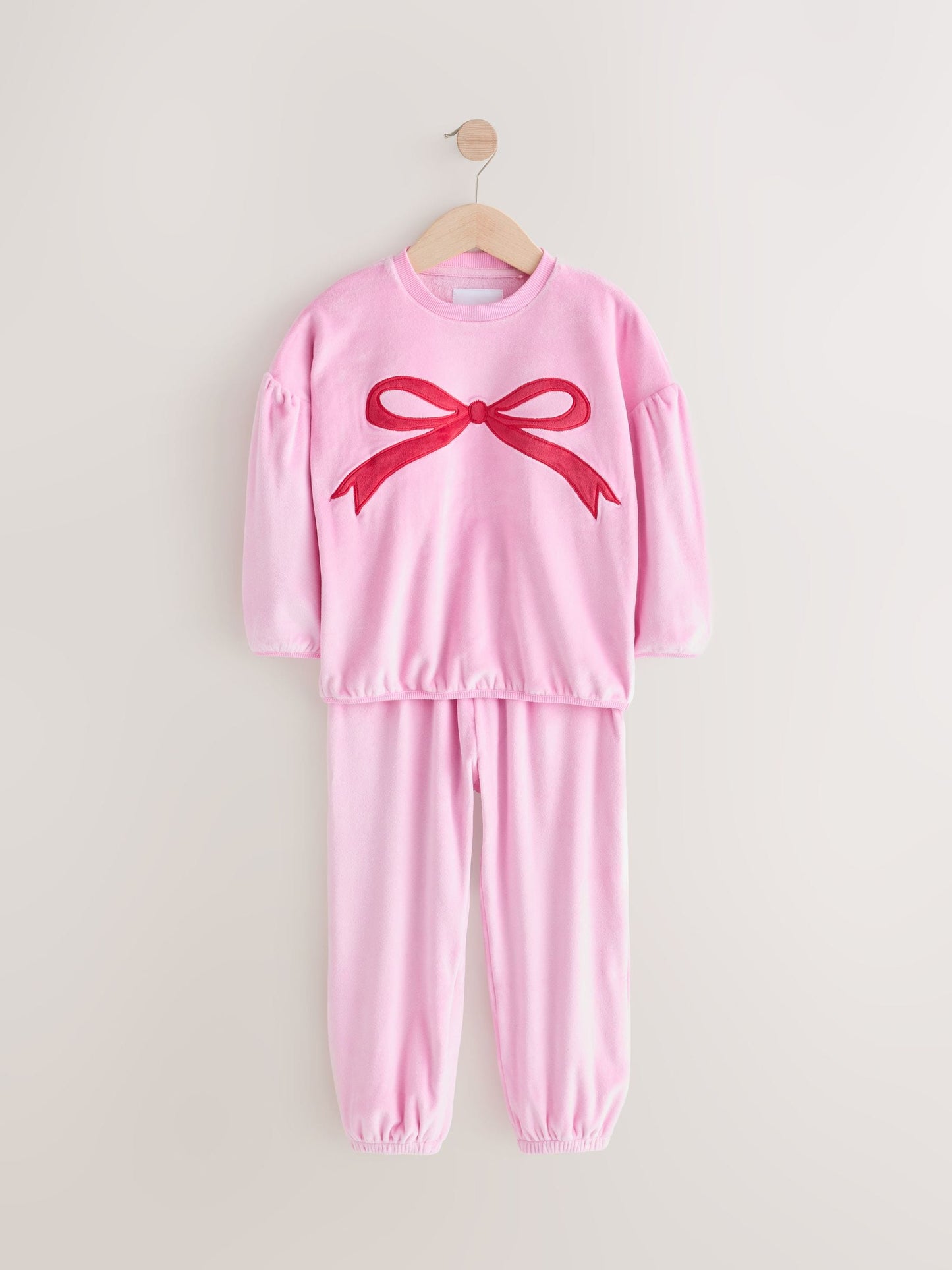 Red/Pink Cosy Fleece Pyjamas (9mths-16yrs)