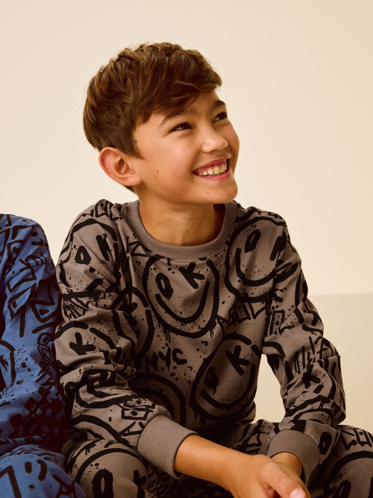 Blue/Green/Neutral Character Long Sleeve Pyjamas 3 Pack (3-16yrs) image 9