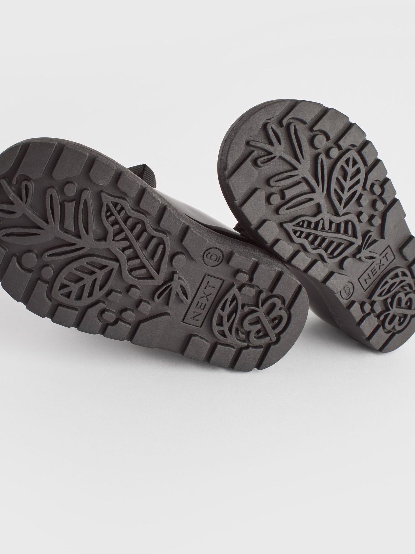 Black Wide Fit (G) Chunky Bow Mary Jane Shoes image 5
