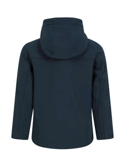 Dsiney Kidz - Mountain Warehouse Light Blue Exodus Kids Water Resistant Softshell Jacket image 3