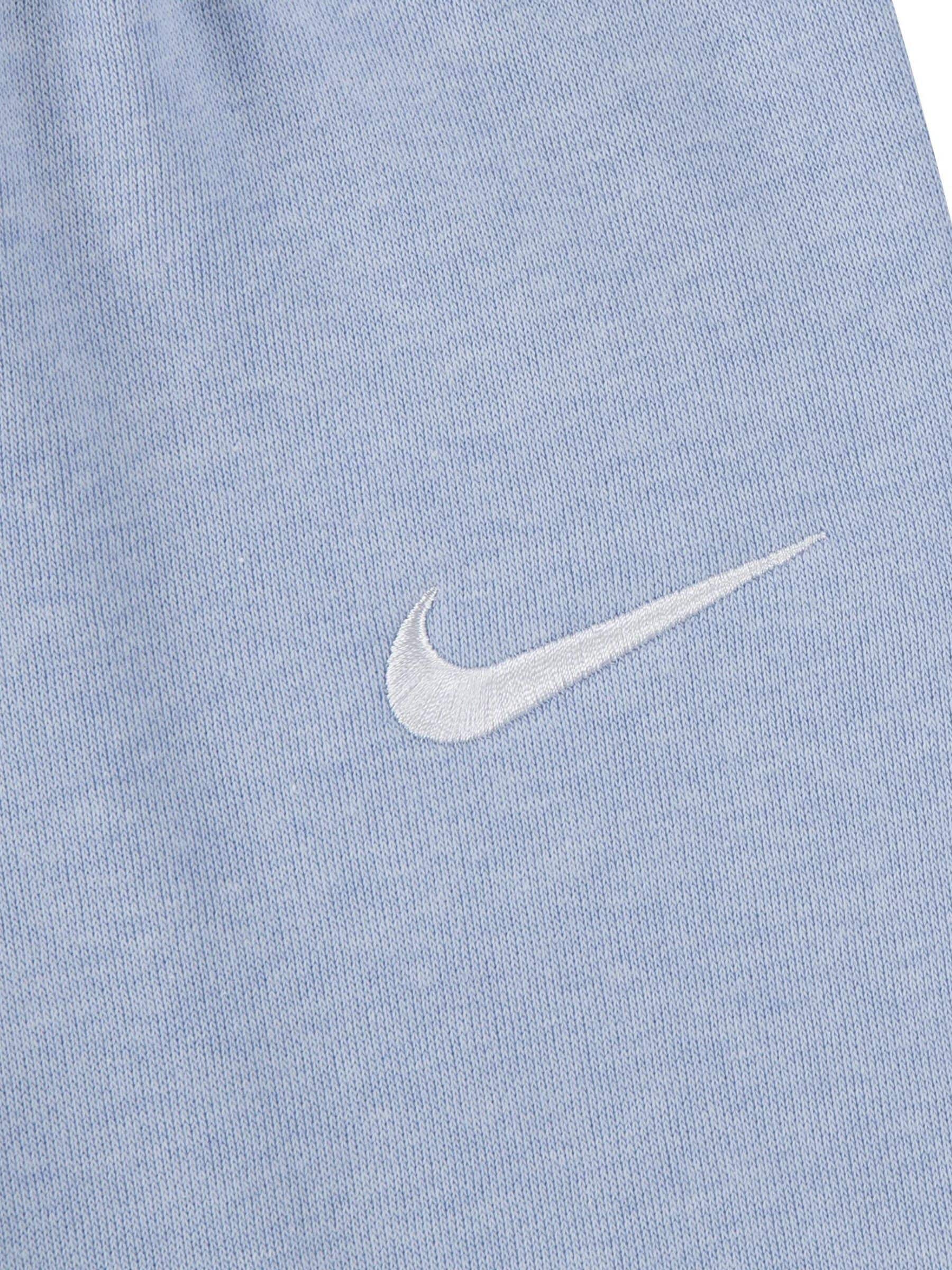 Nike Blue Infant Essential Fleece Crew Neck and Joggers Tracksuit Set image 3