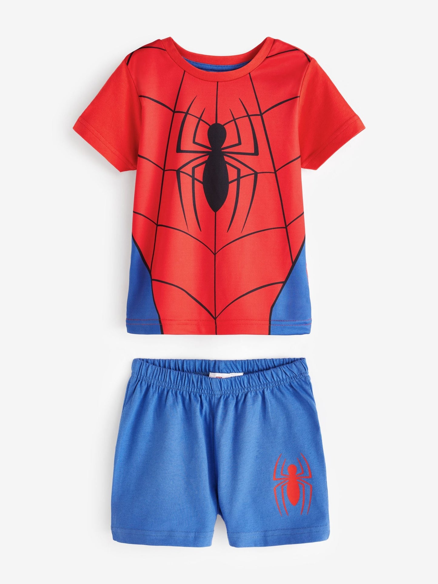 Dsiney Kidz - Vanilla Underground Blue Boys Spider-Man 100% Cotton Short Pyjamas image 1