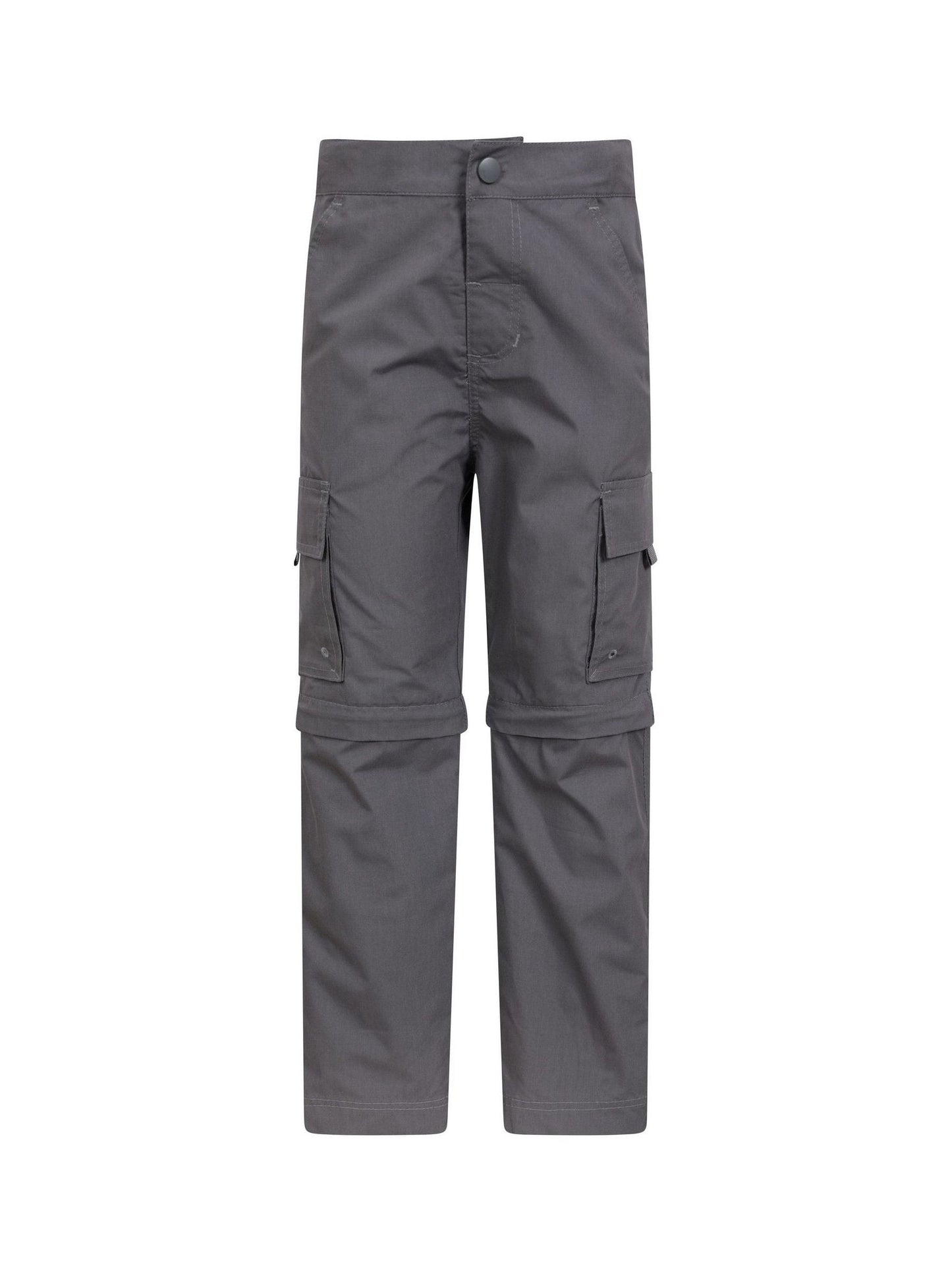 Mountain Warehouse Grey Active Kids Convertible Trousers image 1
