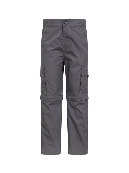 Mountain Warehouse Grey Active Kids Convertible Trousers image 1
