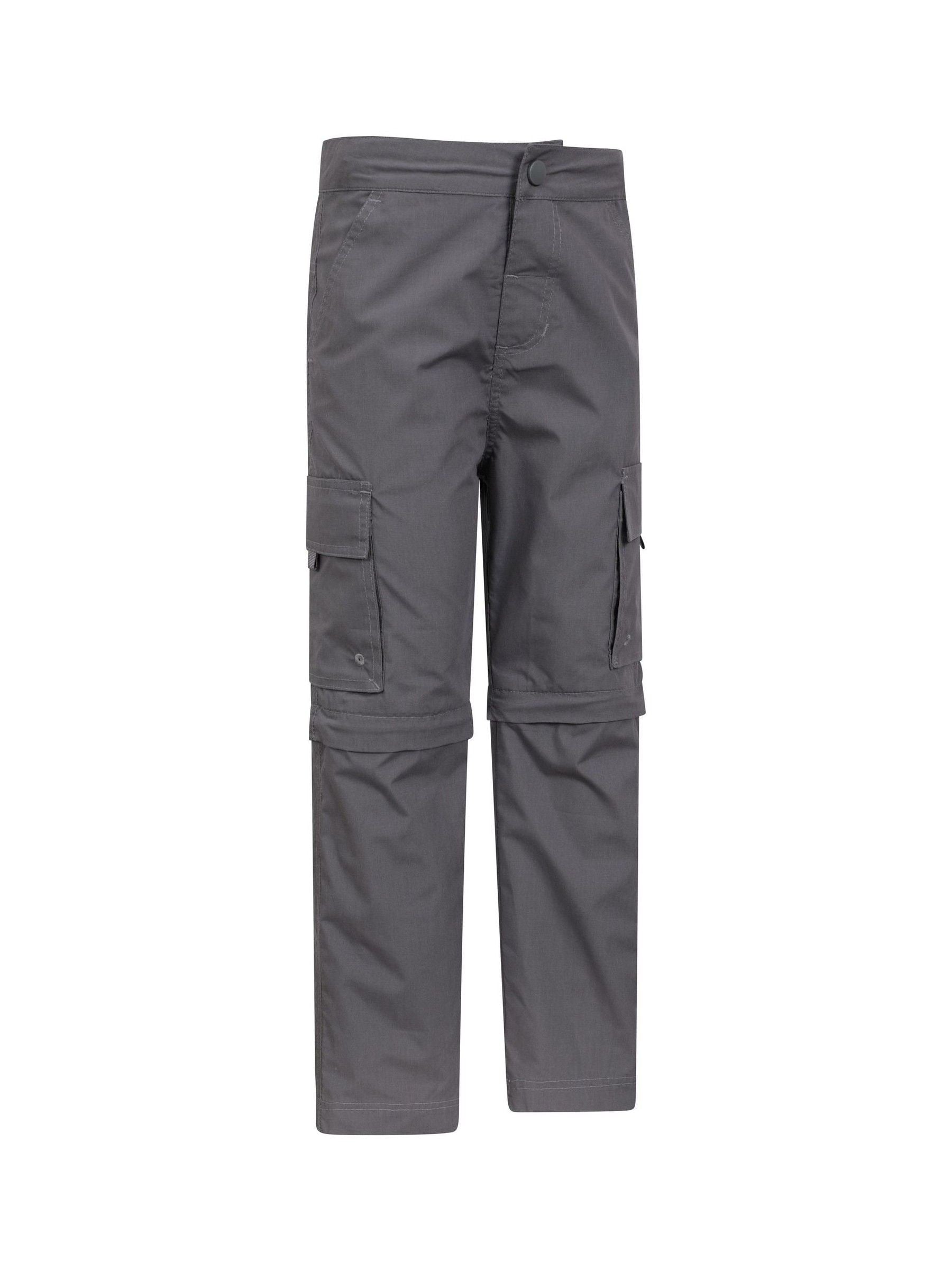 Mountain Warehouse Grey Active Kids Convertible Trousers image 2