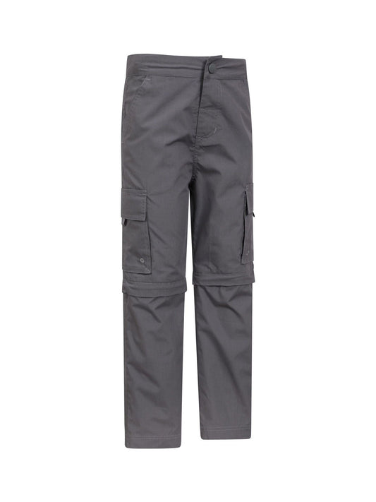 Mountain Warehouse Grey Active Kids Convertible Trousers image 2