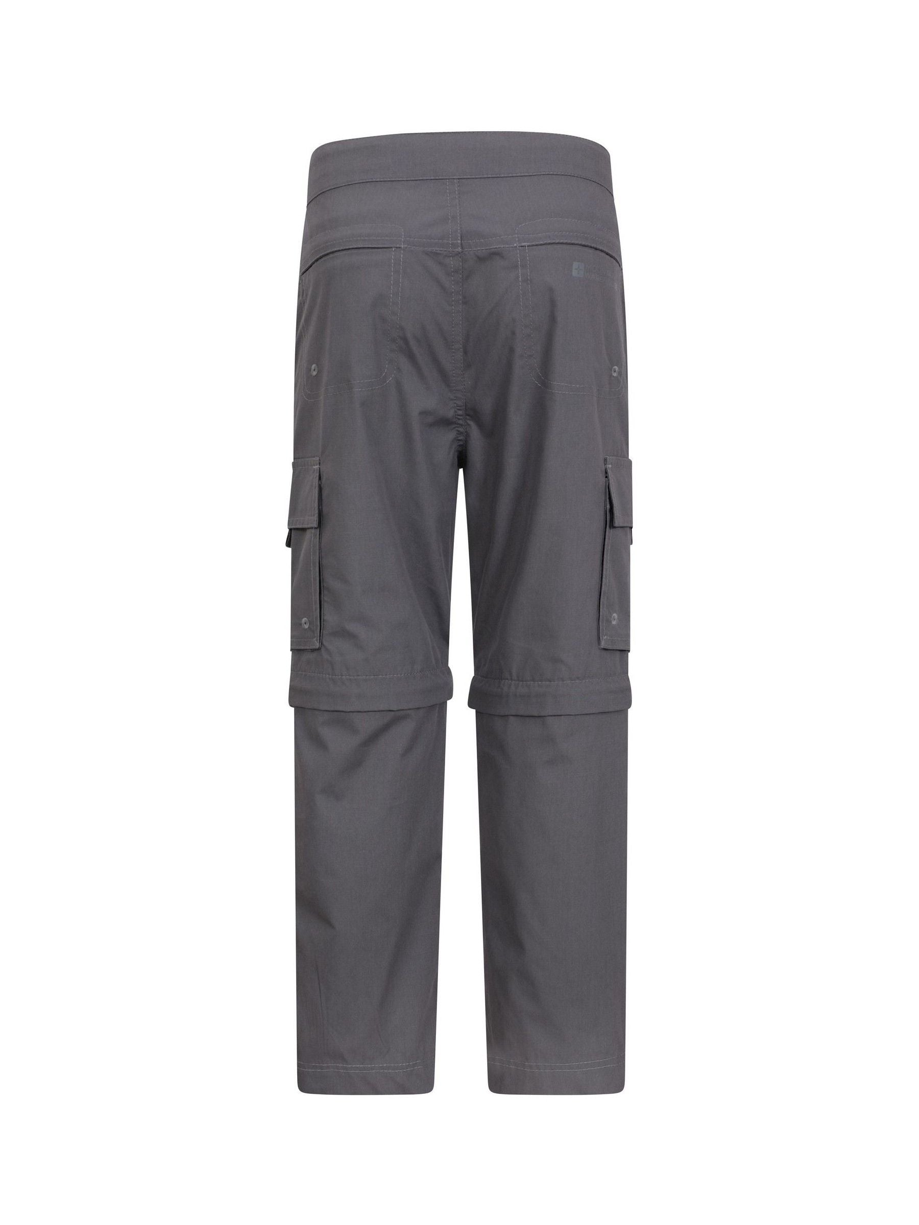 Mountain Warehouse Grey Active Kids Convertible Trousers image 3