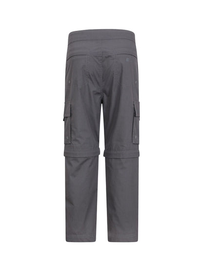 Mountain Warehouse Grey Active Kids Convertible Trousers image 3