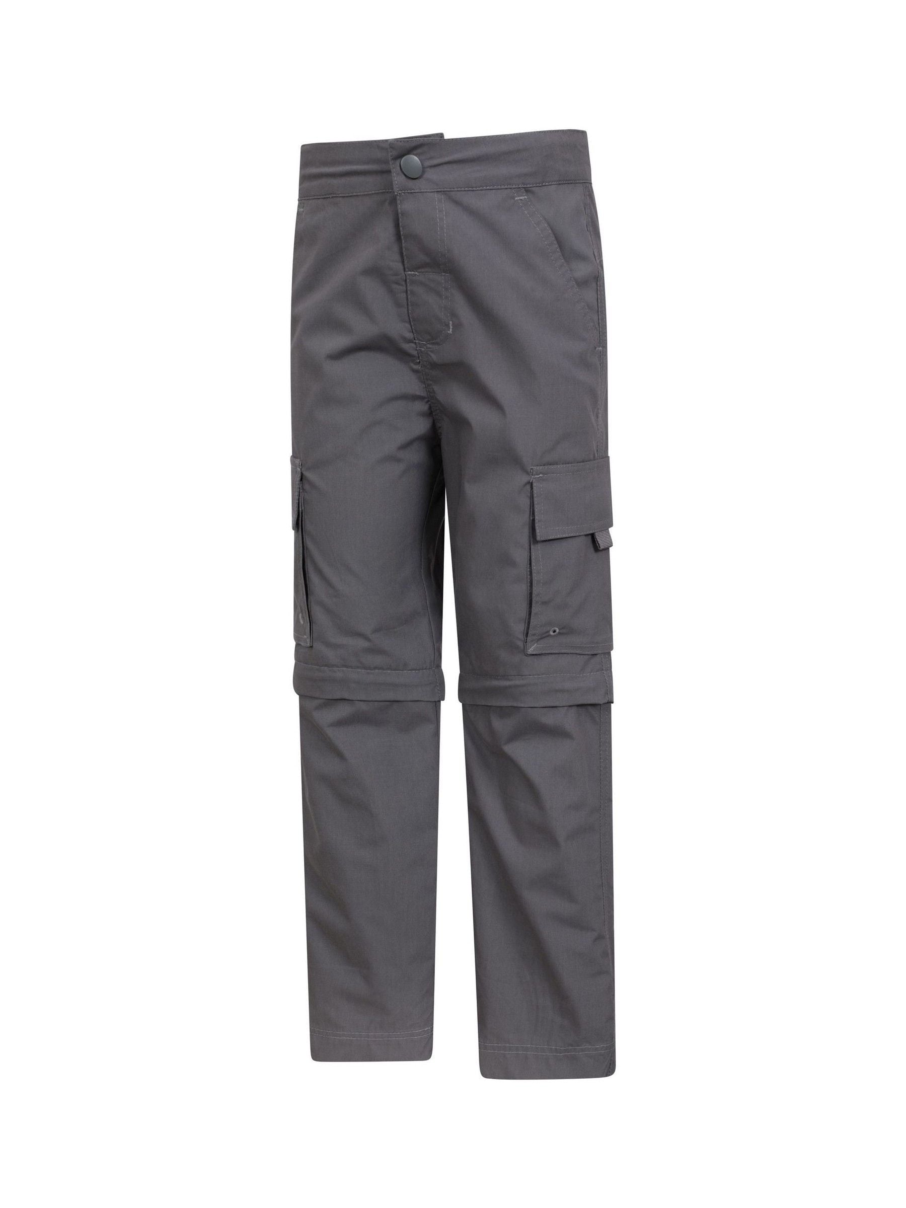 Mountain Warehouse Grey Active Kids Convertible Trousers image 4