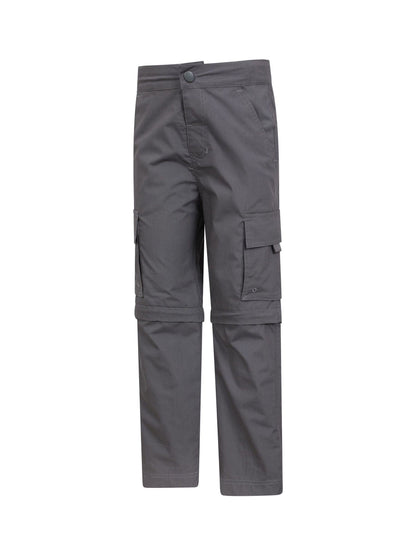 Mountain Warehouse Grey Active Kids Convertible Trousers image 4