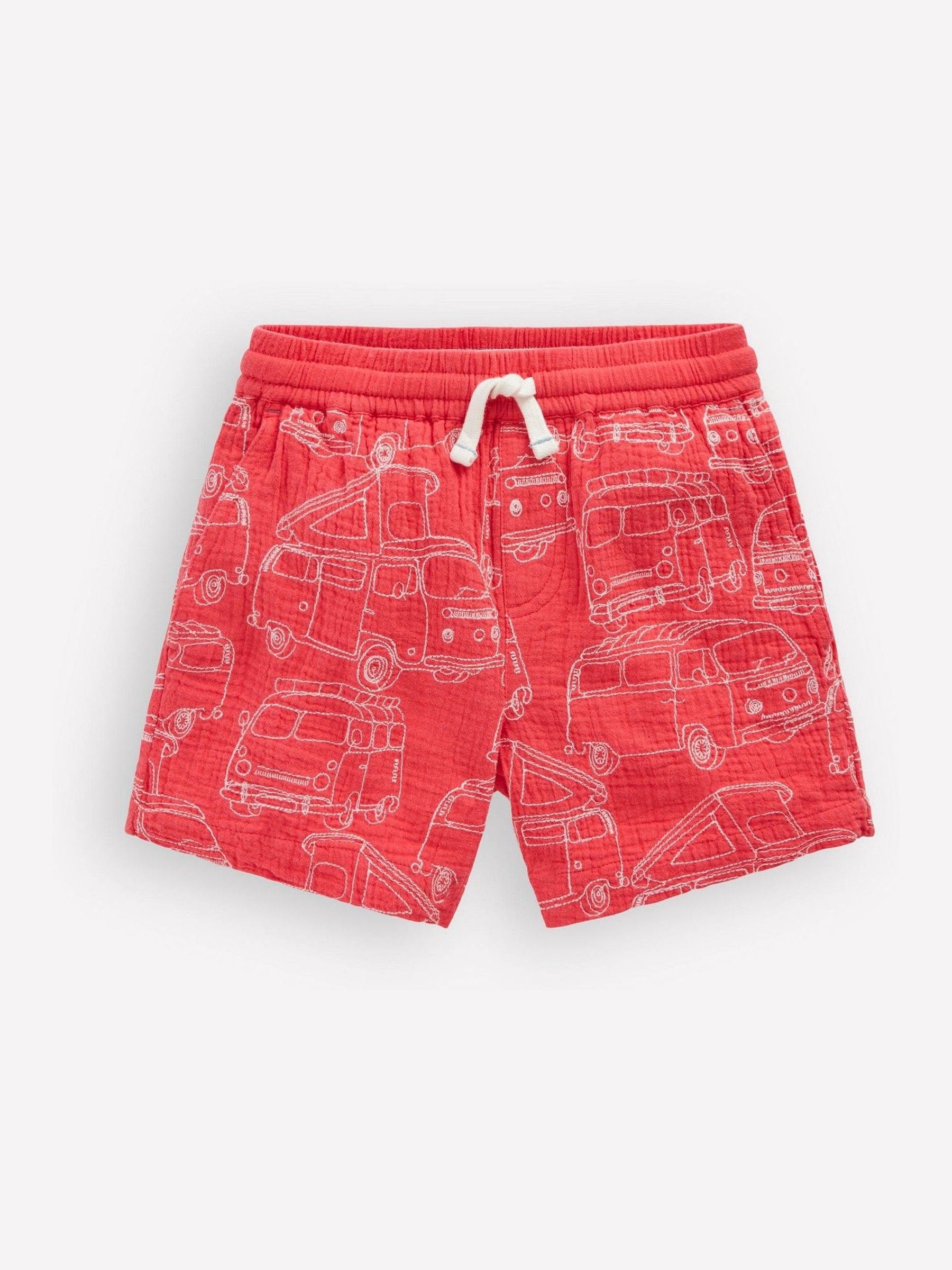 Dsiney Kidz - Boden Red Double Cloth Shorts image 1