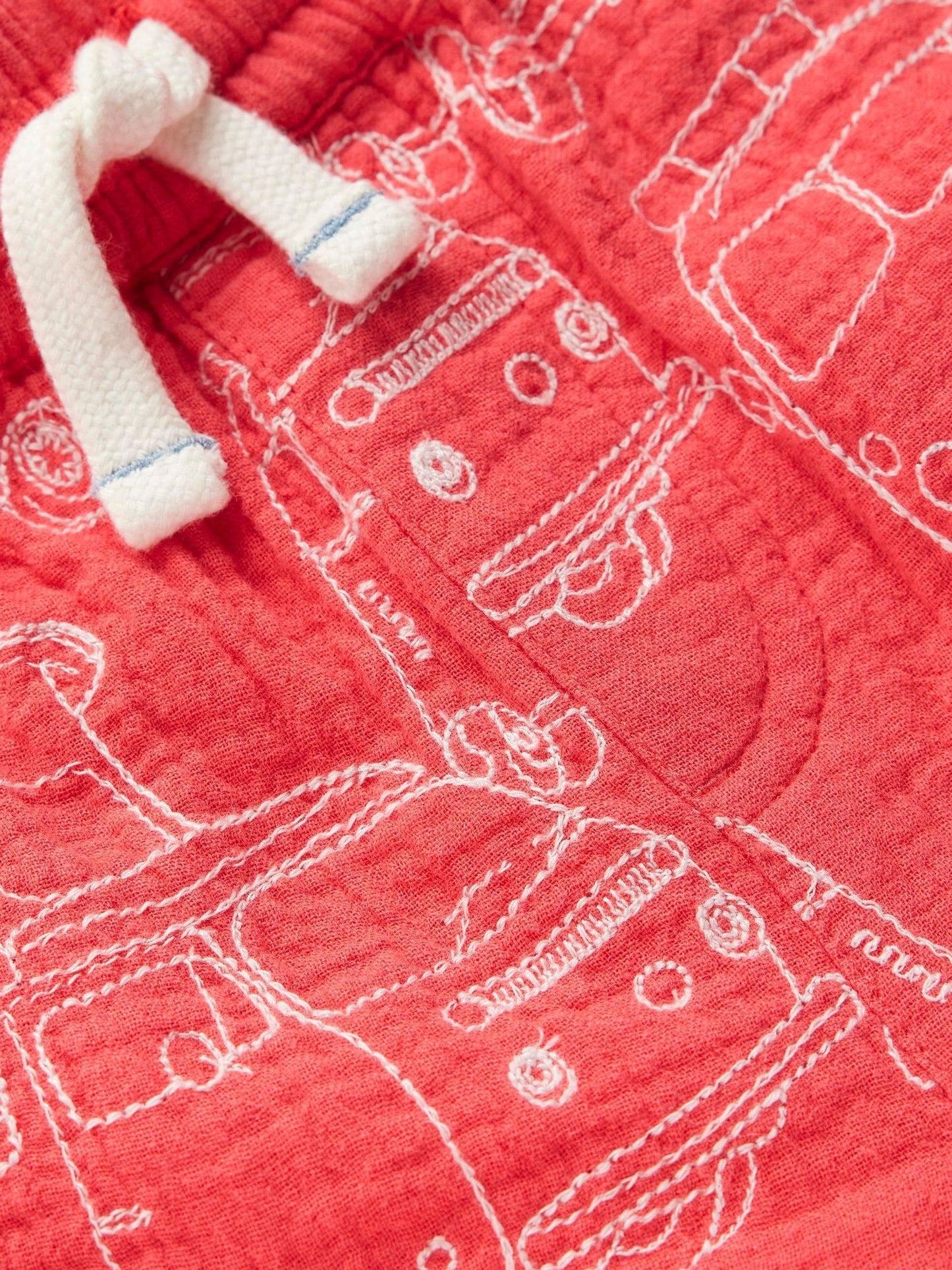 Dsiney Kidz - Boden Red Double Cloth Shorts image 3