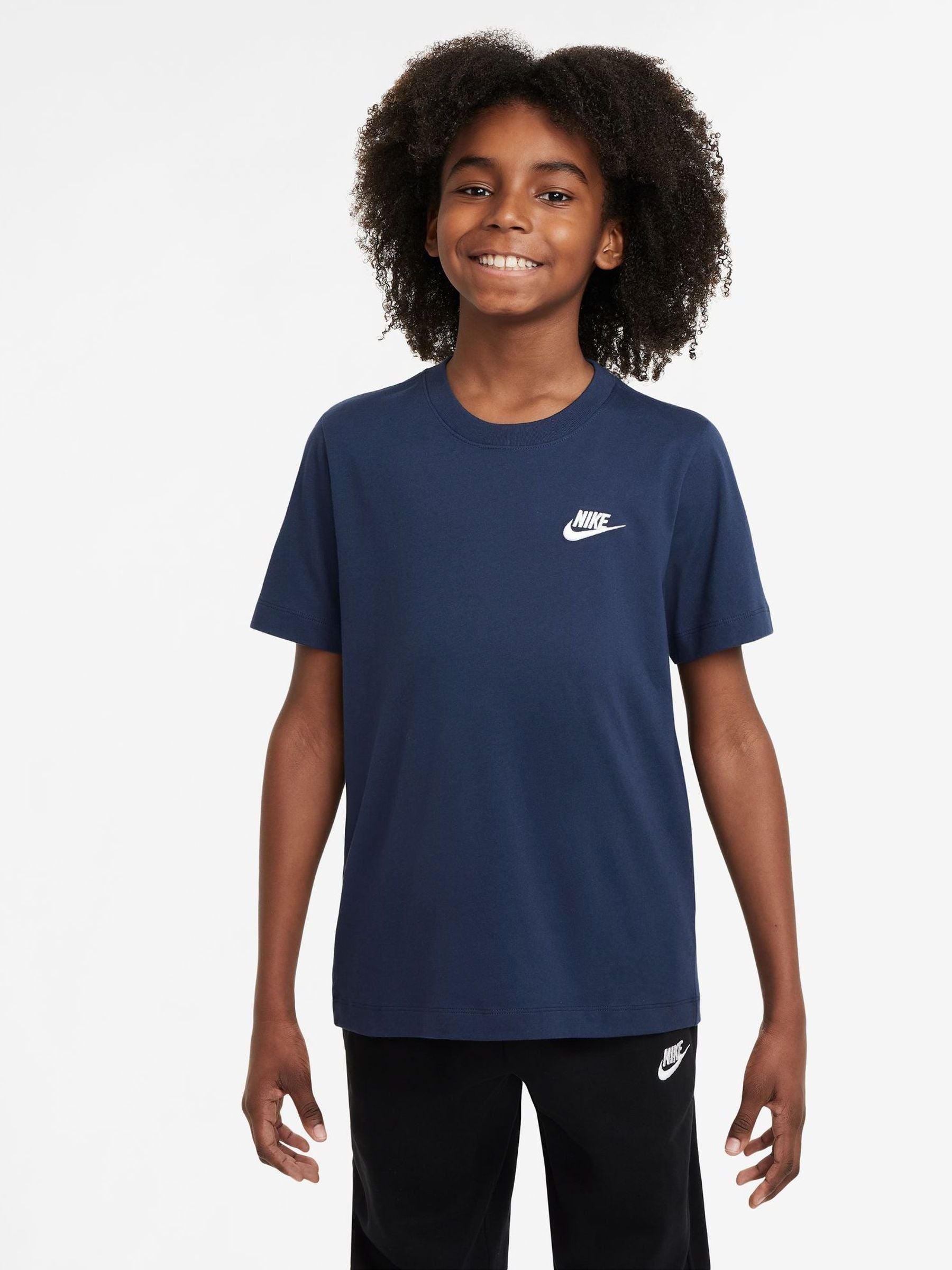 Dsiney Kidz - Nike Midnight Navy Short Sleeve Club T-Shirt image 1
