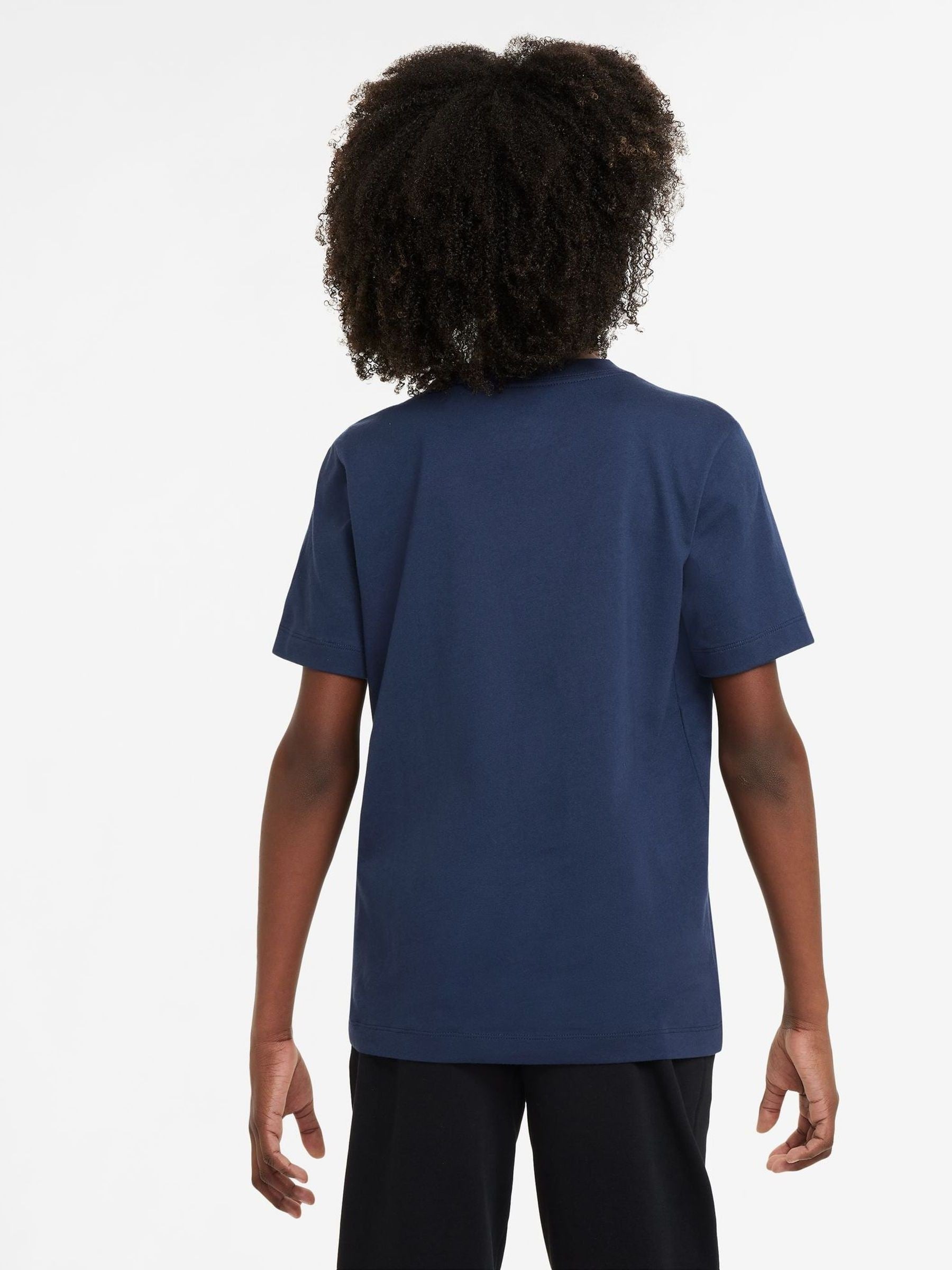 Dsiney Kidz - Nike Midnight Navy Short Sleeve Club T-Shirt image 2