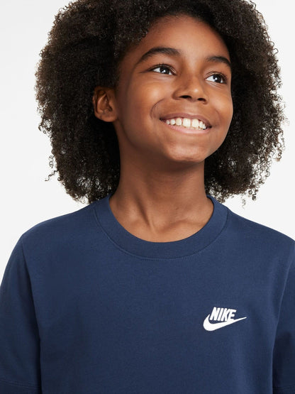 Dsiney Kidz - Nike Midnight Navy Short Sleeve Club T-Shirt image 3