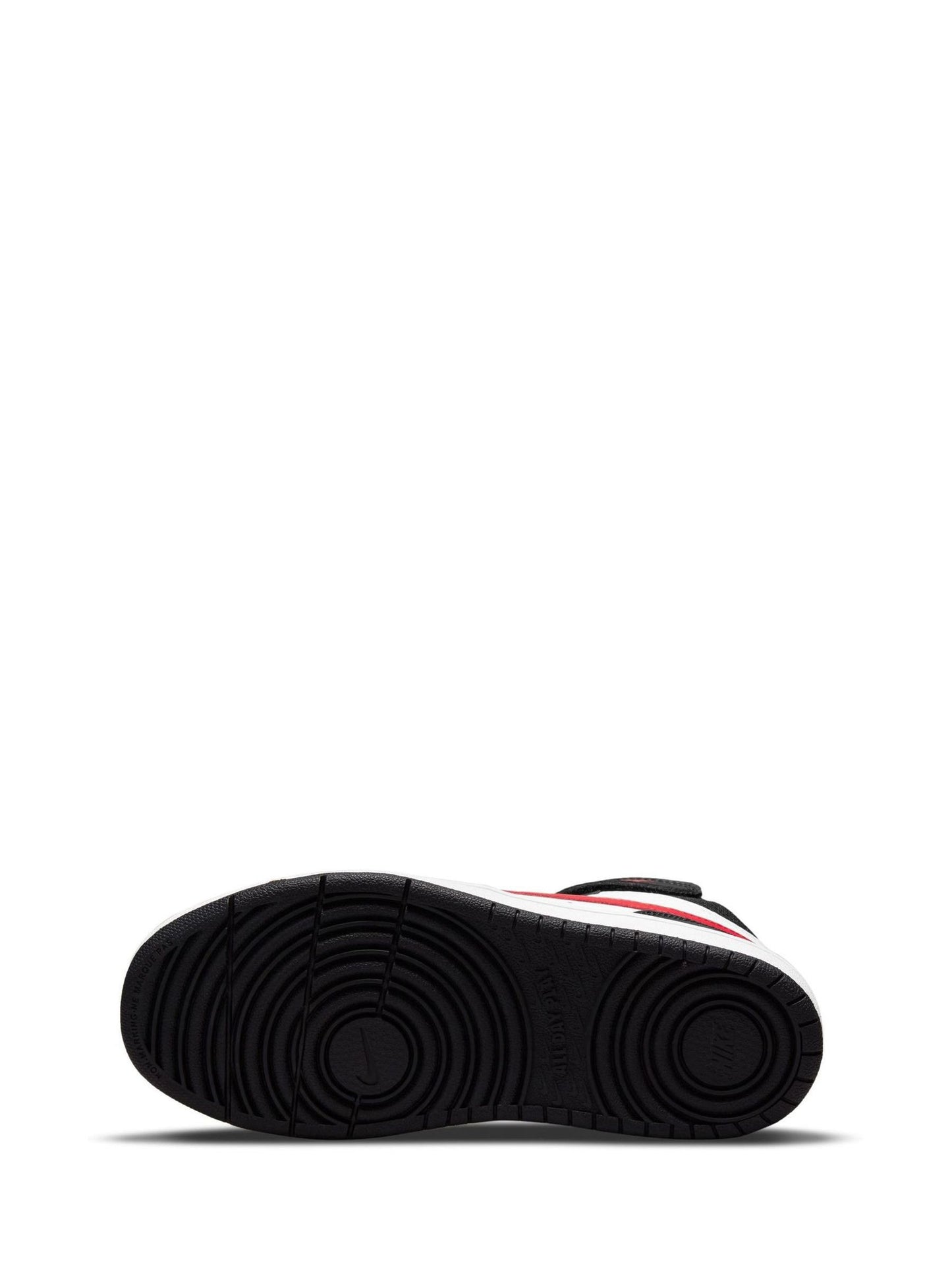 Nike White/Black Red Junior Court Borough Mid Trainers image 6