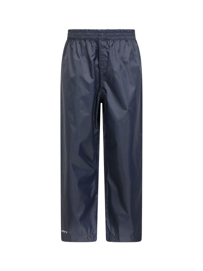 Mountain Warehouse Navy Blue Pakka II Waterproof Overtrousers image 1