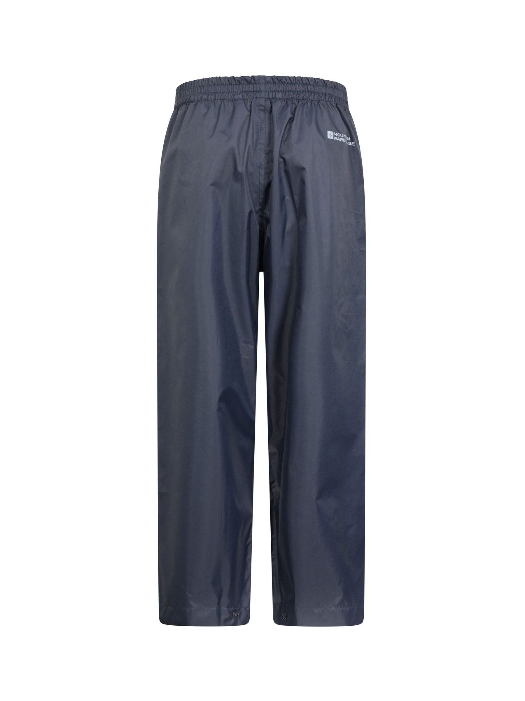 Mountain Warehouse Navy Blue Pakka II Waterproof Overtrousers image 2
