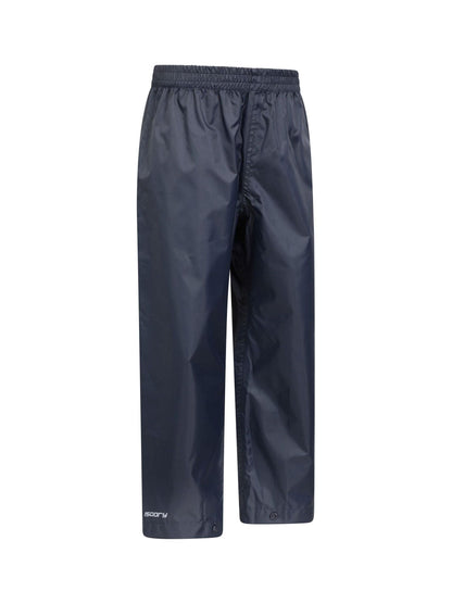 Mountain Warehouse Navy Blue Pakka II Waterproof Overtrousers image 4