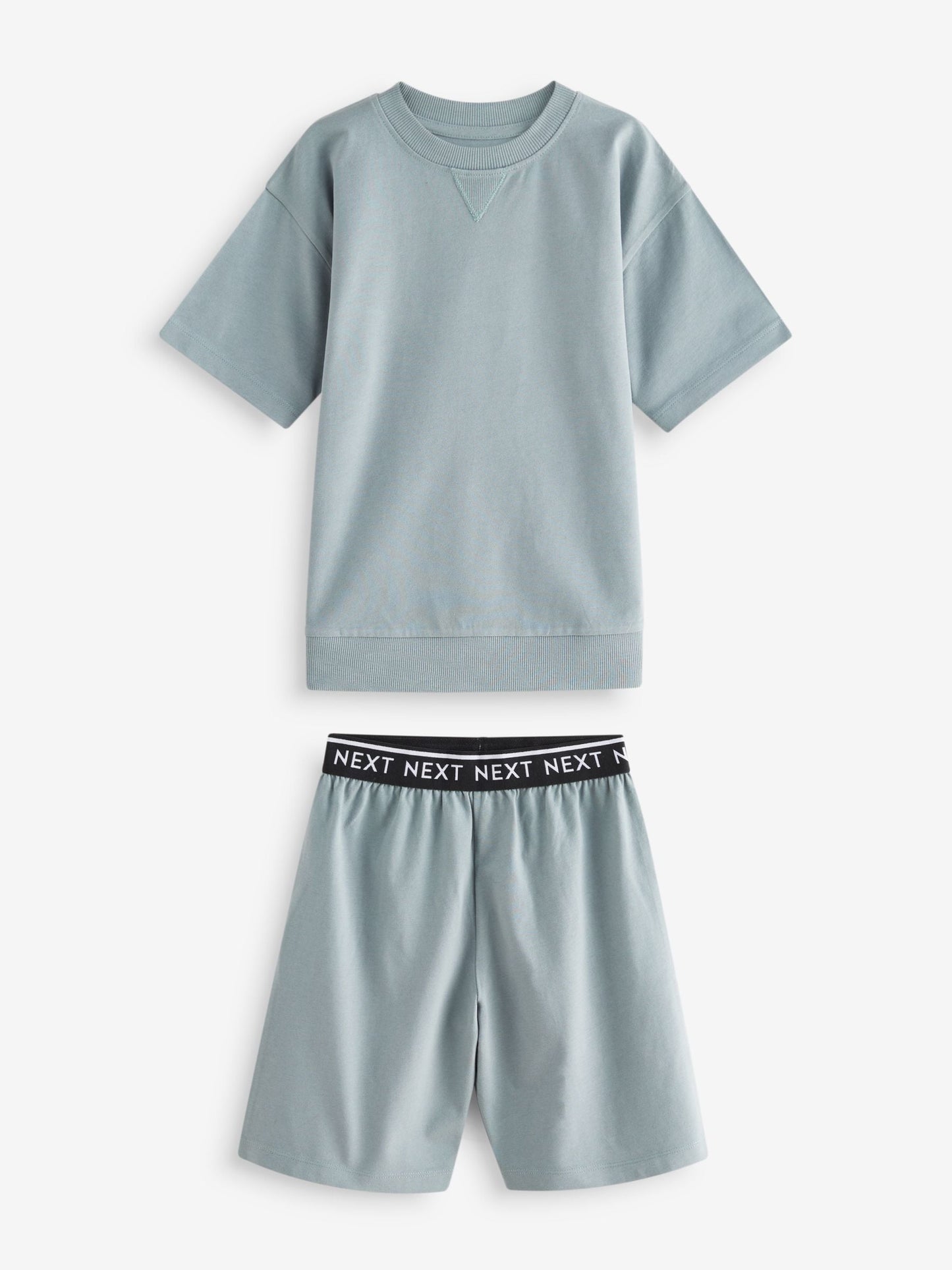 Sage Green Shorts Pyjamas 3 Pack (3-16yrs) image 3