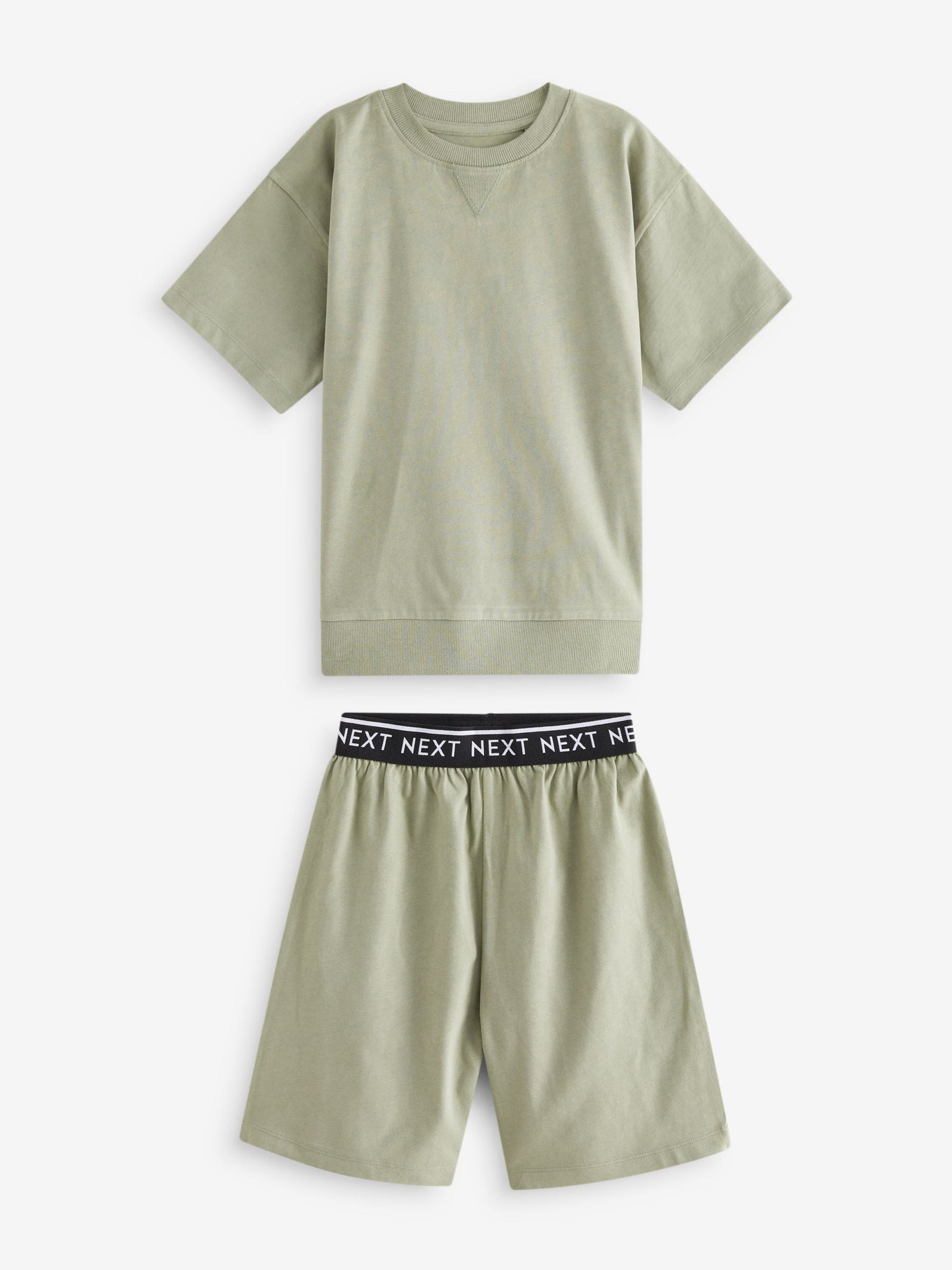 Sage Green Shorts Pyjamas 3 Pack (3-16yrs) image 5