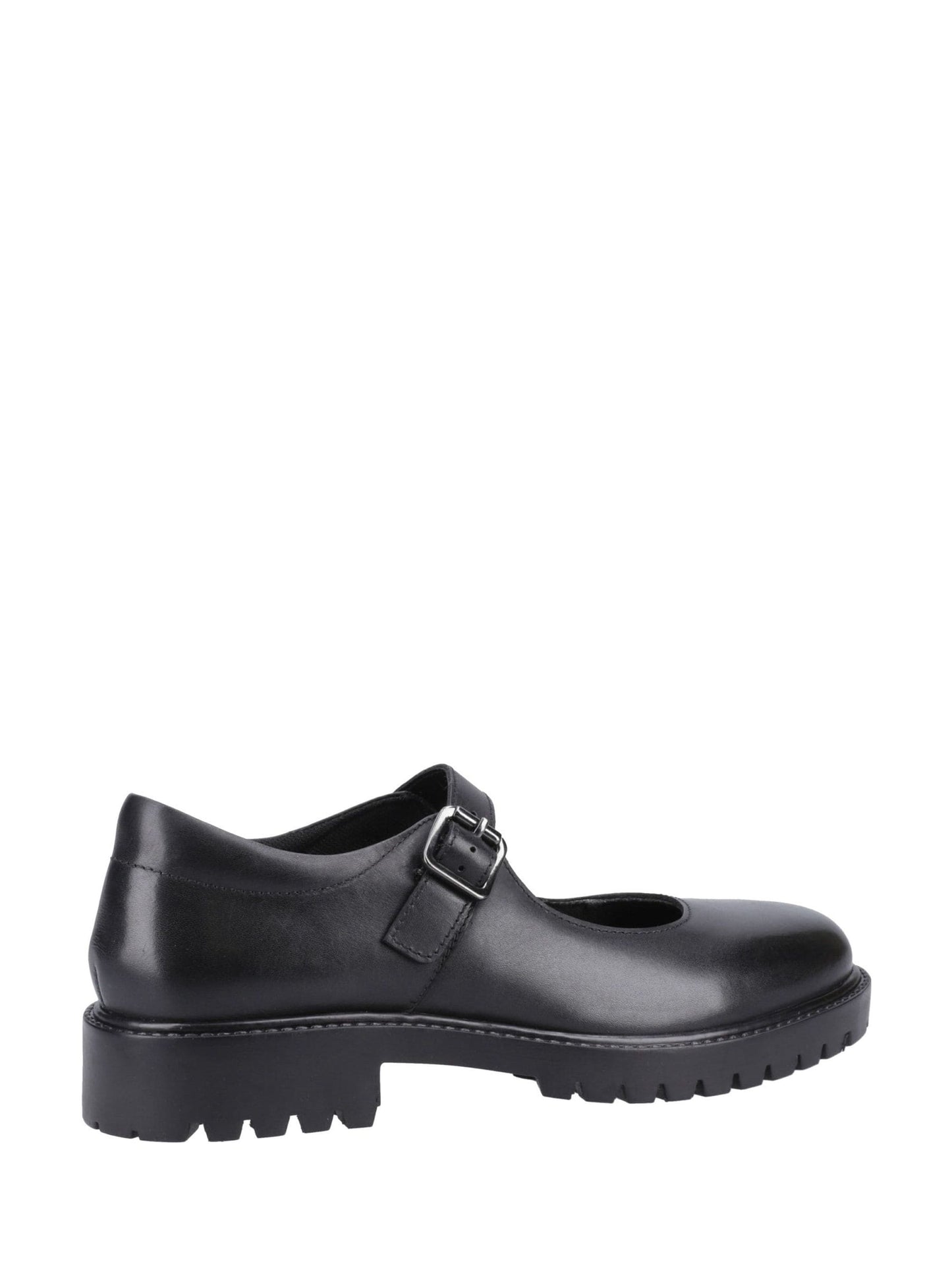 Hush Puppies Black Leather Aurora School Shoes image 2