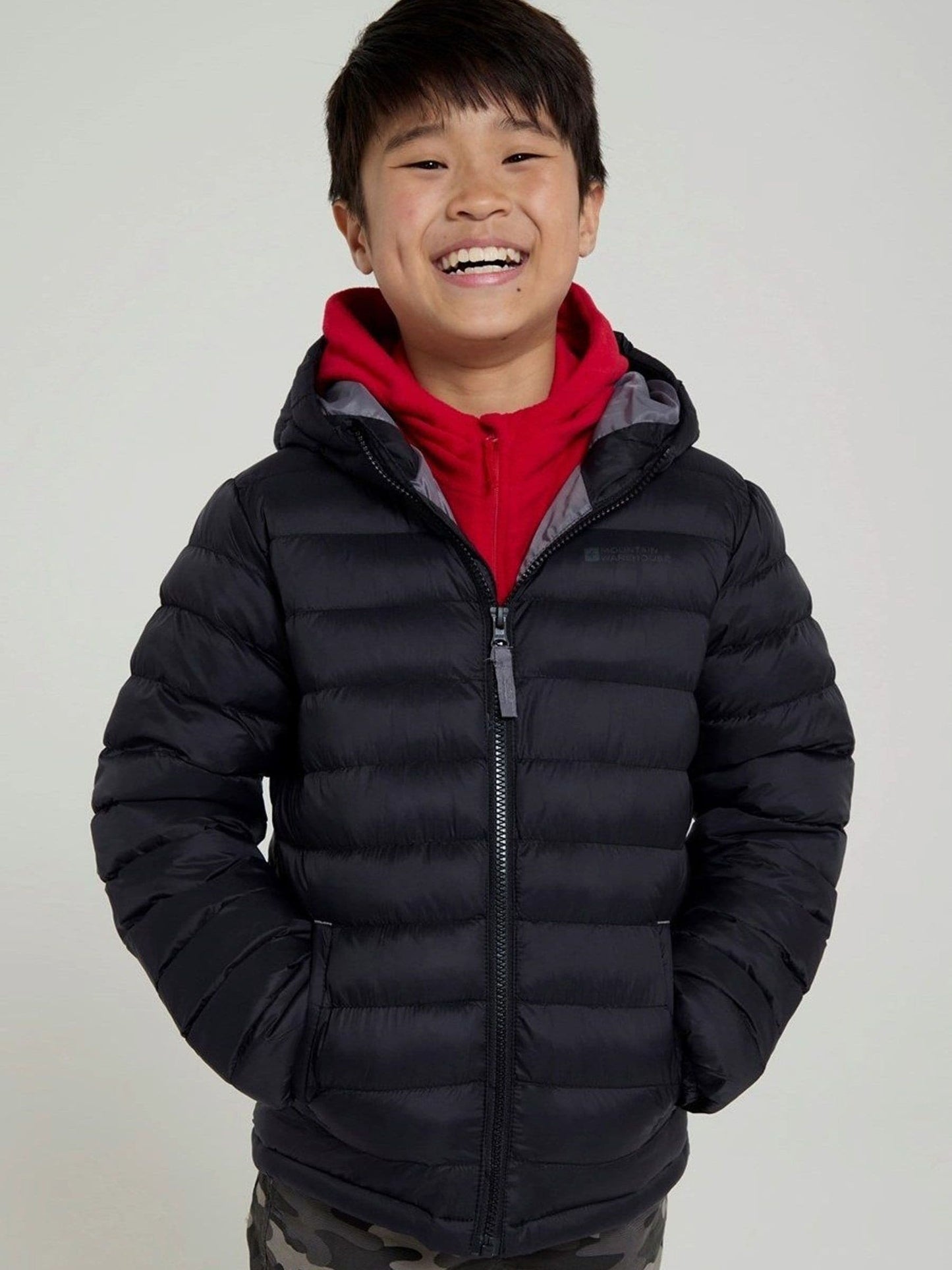 Dsiney Kidz - Mountain Warehouse Black Seasons II Water-Resistant Padded Jacket image 1