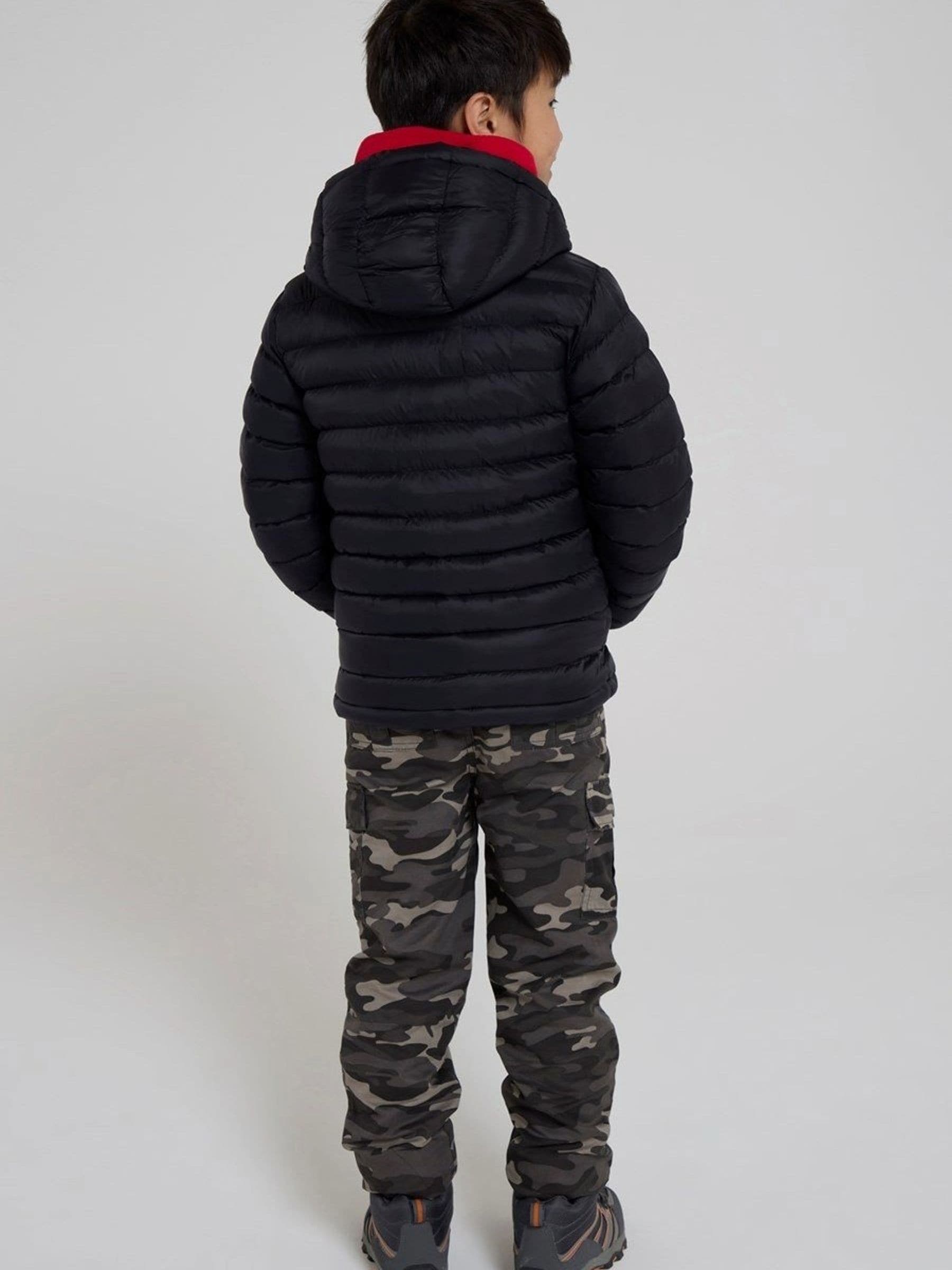 Dsiney Kidz - Mountain Warehouse Black Seasons II Water-Resistant Padded Jacket image 2