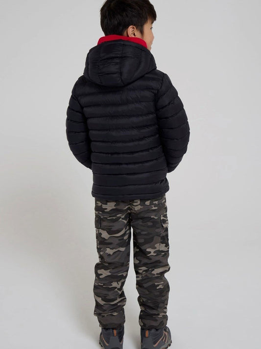 Dsiney Kidz - Mountain Warehouse Black Seasons II Water-Resistant Padded Jacket image 2