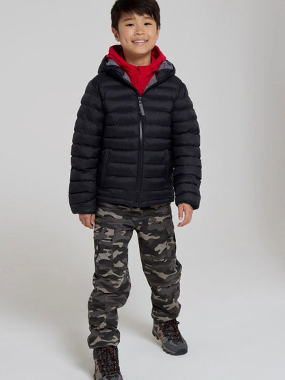 Dsiney Kidz - Mountain Warehouse Black Seasons II Water-Resistant Padded Jacket image 4