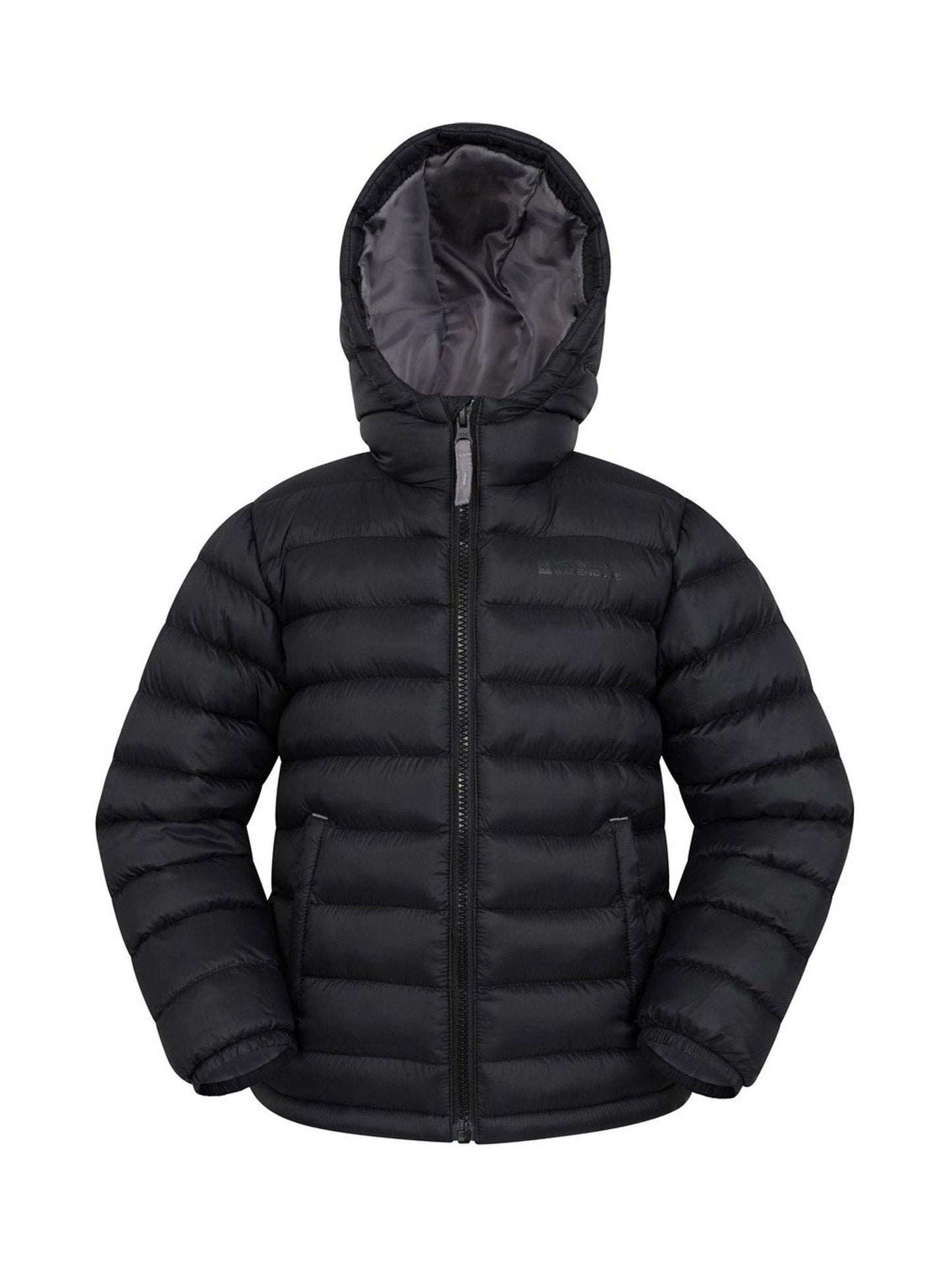 Dsiney Kidz - Mountain Warehouse Black Seasons II Water-Resistant Padded Jacket image 5