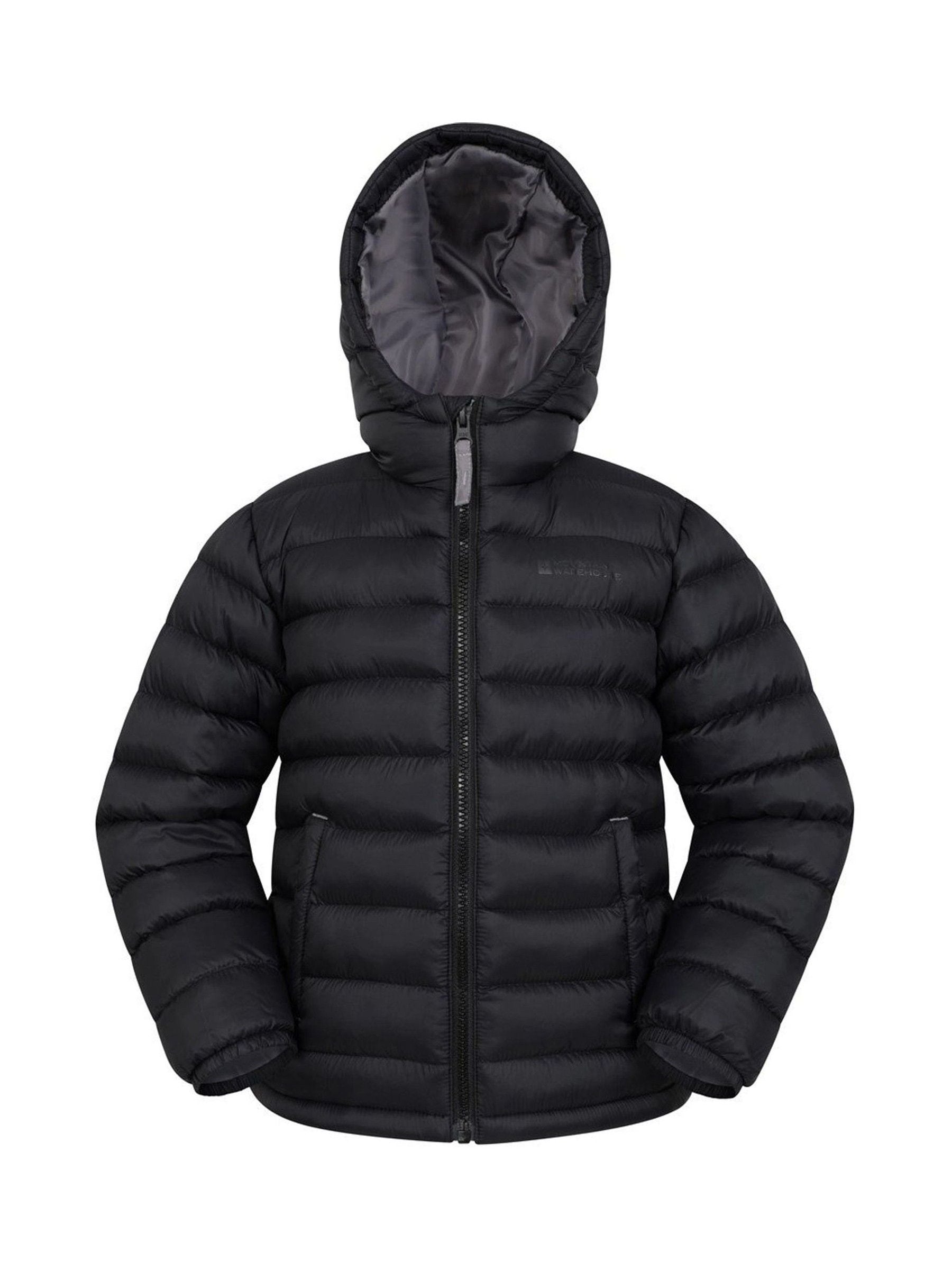 Dsiney Kidz - Mountain Warehouse Black Seasons II Water-Resistant Padded Jacket image 5