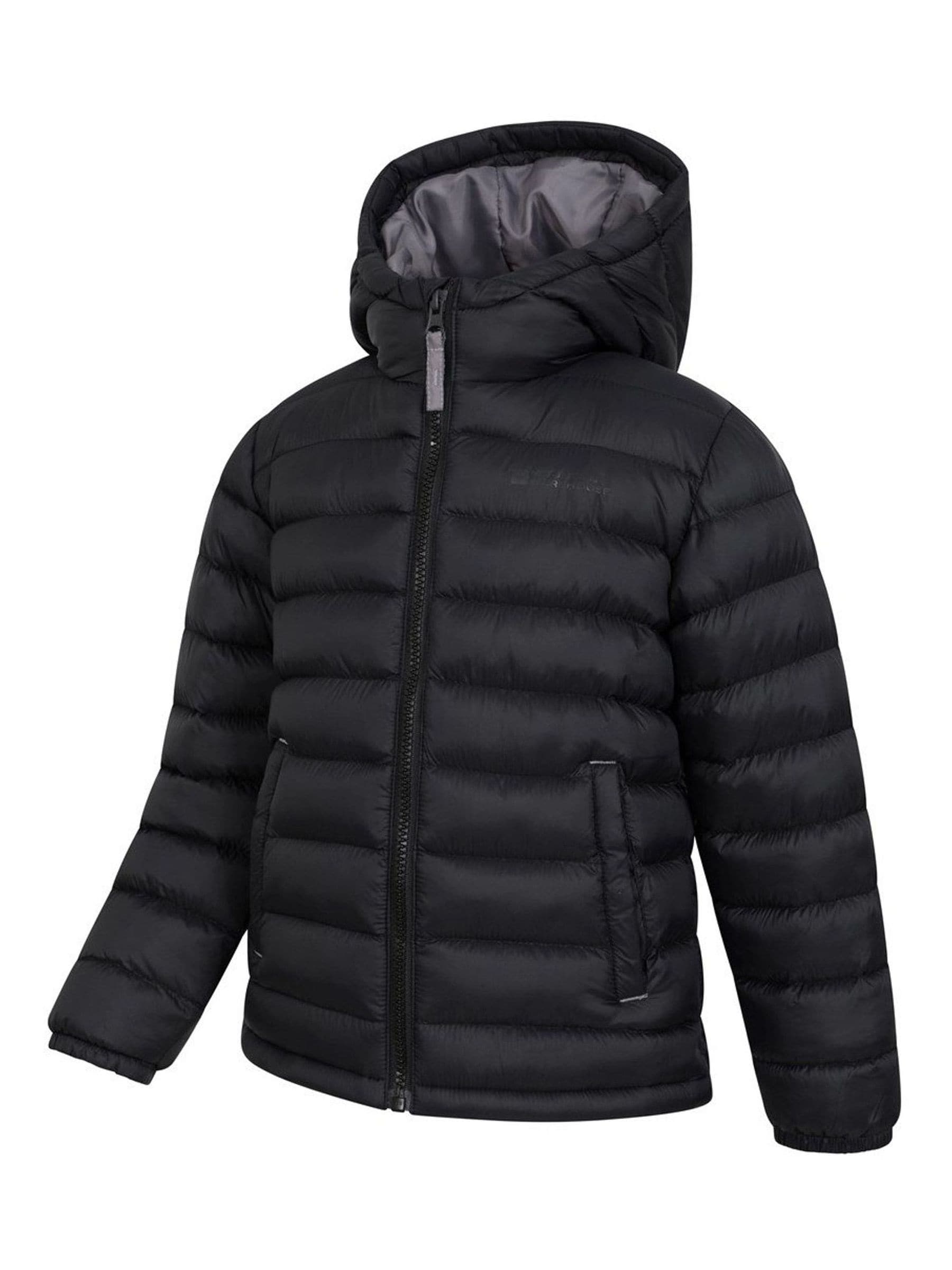 Dsiney Kidz - Mountain Warehouse Black Seasons II Water-Resistant Padded Jacket image 7