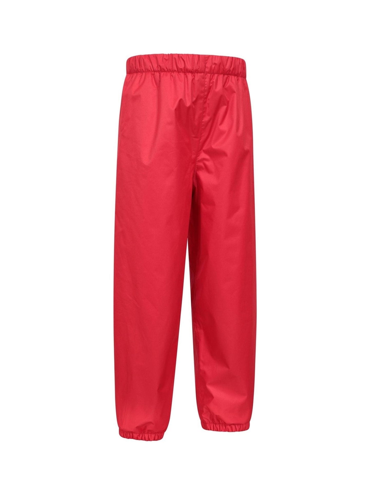 Mountain Warehouse Red Waterproof Fleece Lined Kids Trousers image 2