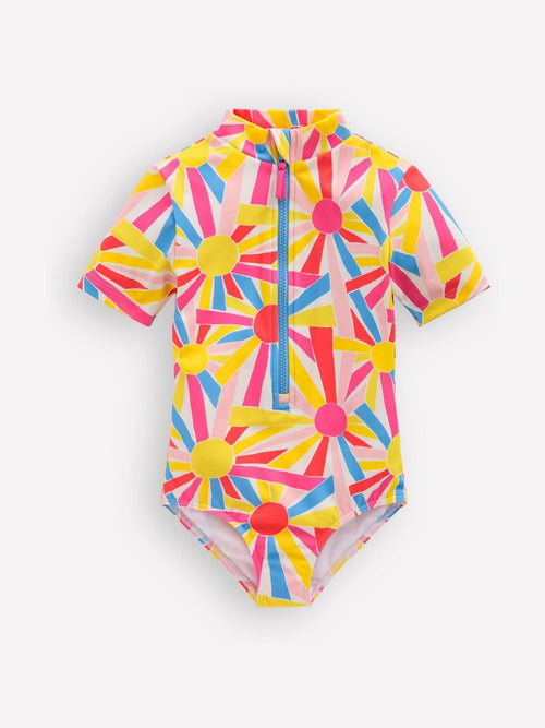 Dsiney Kidz - Boden Cream Short Sleeve Swimsuit image 1