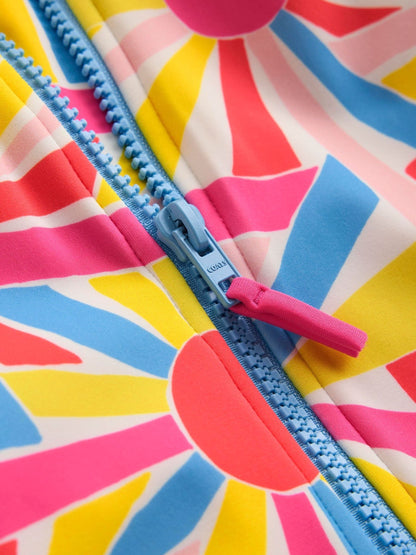 Boden Cream Short Sleeve Swimsuit image 3