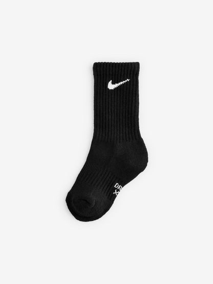 Nike Black Performance Crew Socks 6 Pack - image 2