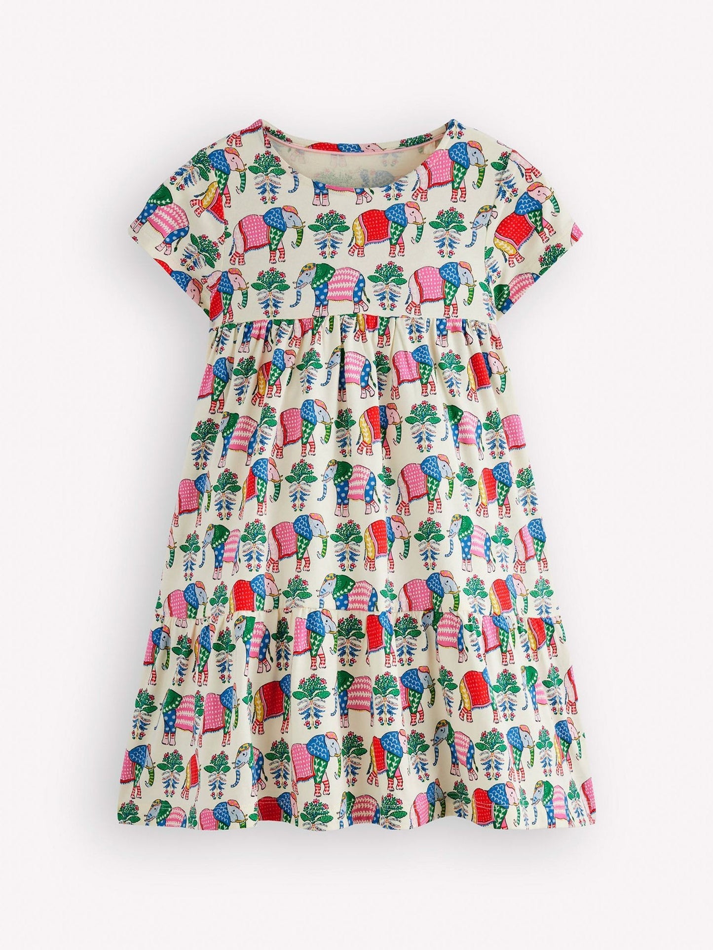 Boden Cream Ariel Twirly Jersey Dress image 1