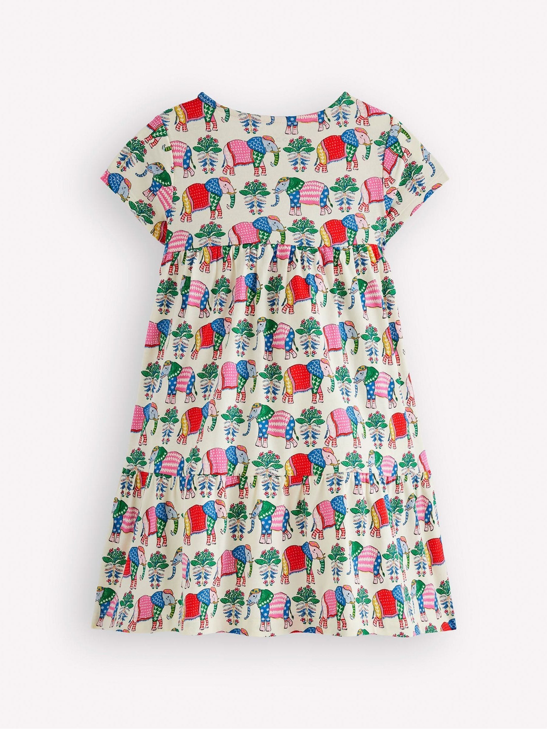 Boden Cream Ariel Twirly Jersey Dress image 2