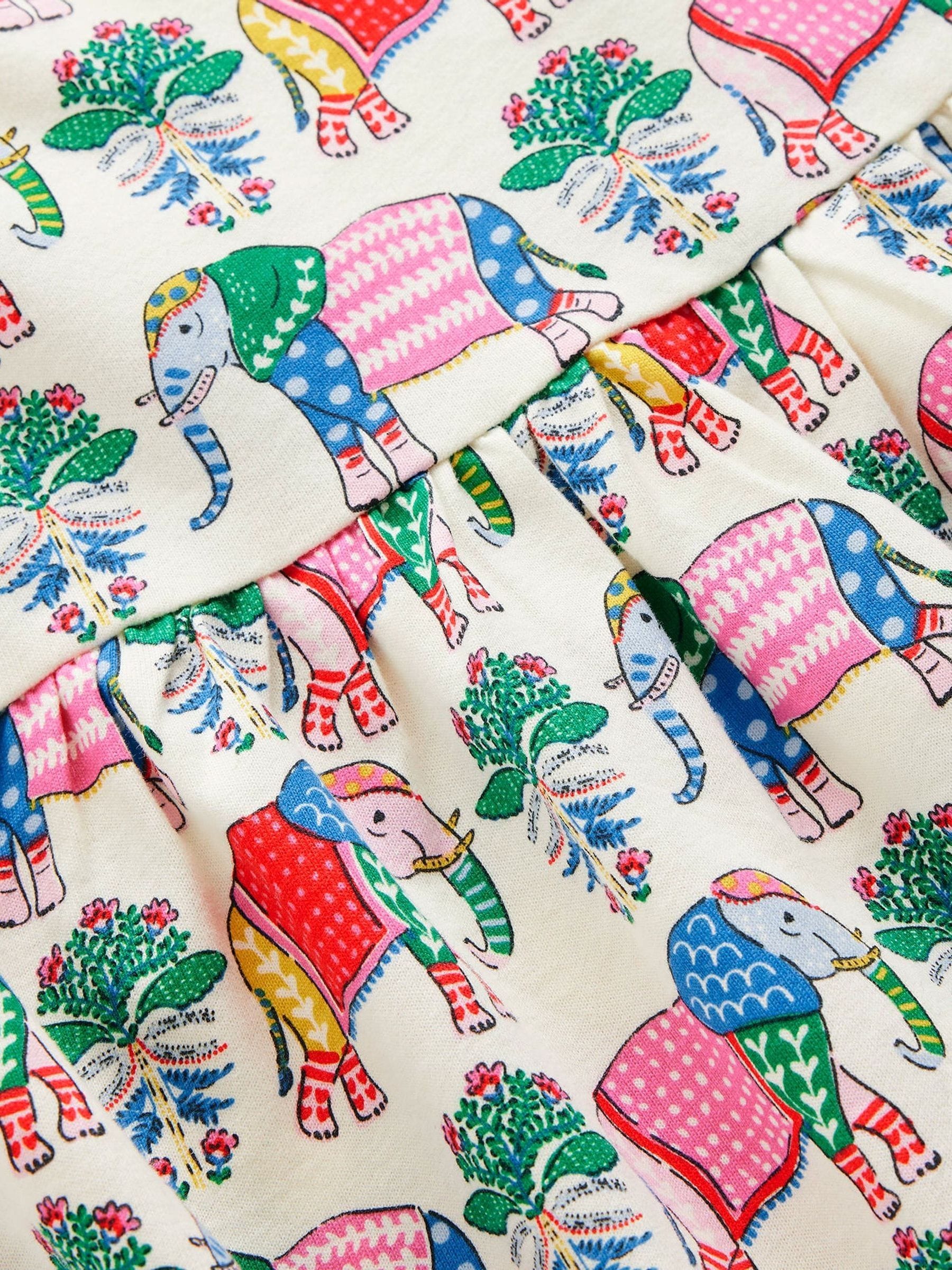 Boden Cream Ariel Twirly Jersey Dress image 3