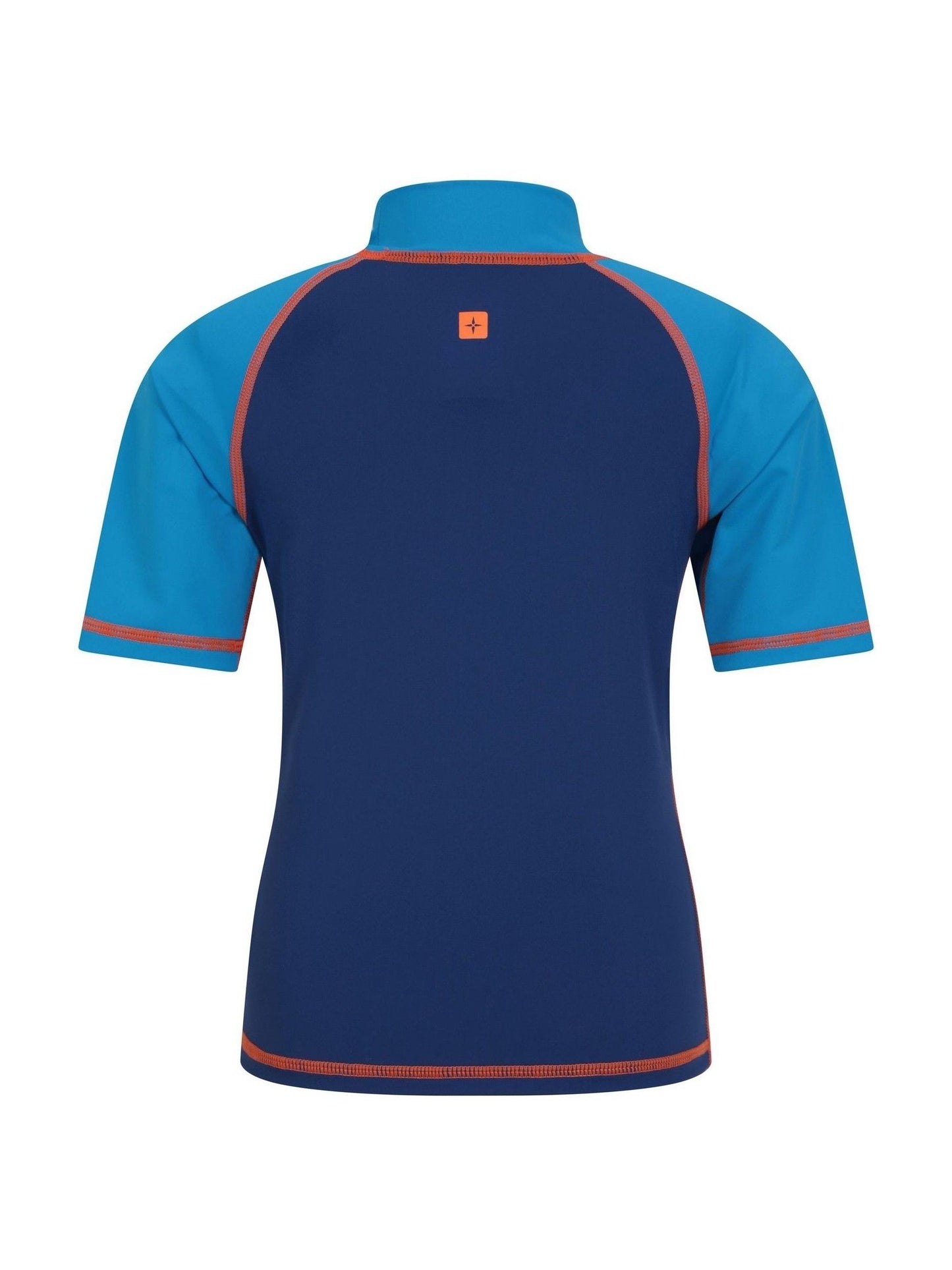 Mountain Warehouse Blue Short Sleeved Kids Rash Vest image 3