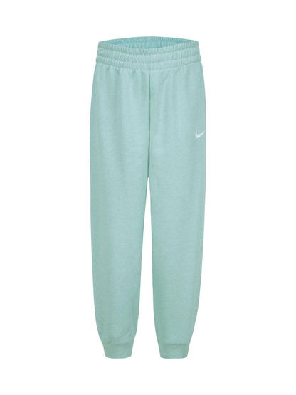 Nike Green Little Kids Essential Marl Crew Tracksuit Set image 4
