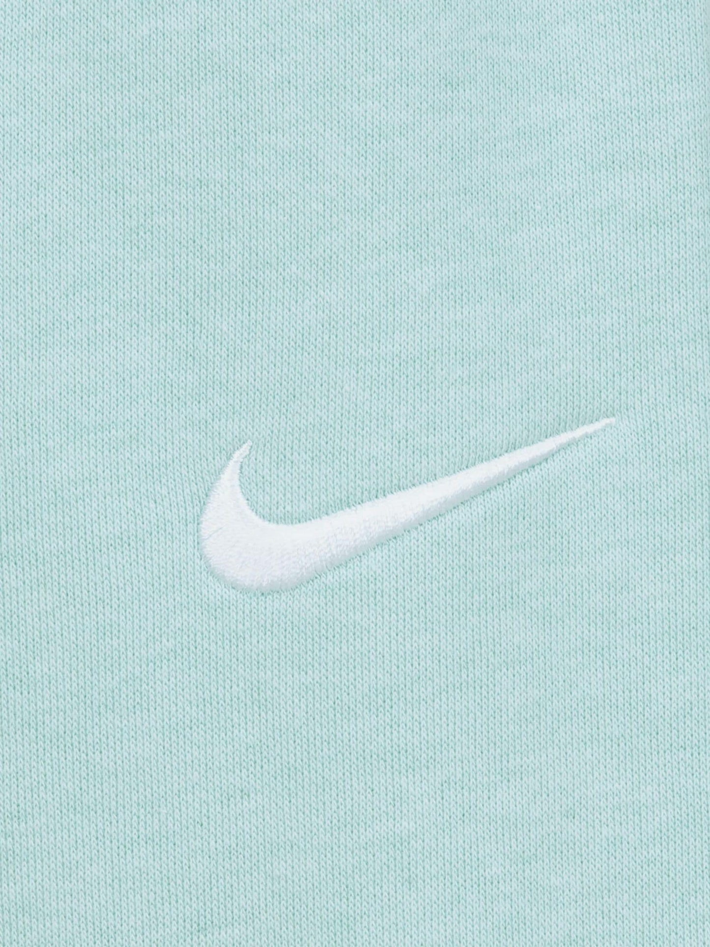 Nike Green Little Kids Essential Marl Crew Tracksuit Set image 5