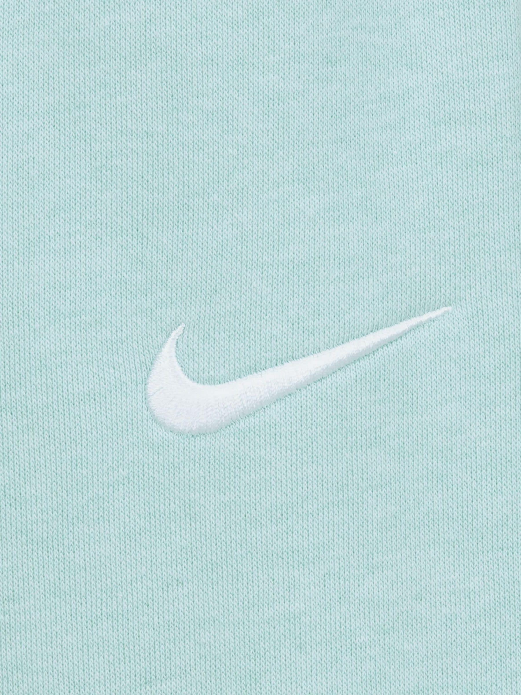 Nike Green Little Kids Essential Marl Crew Tracksuit Set image 5