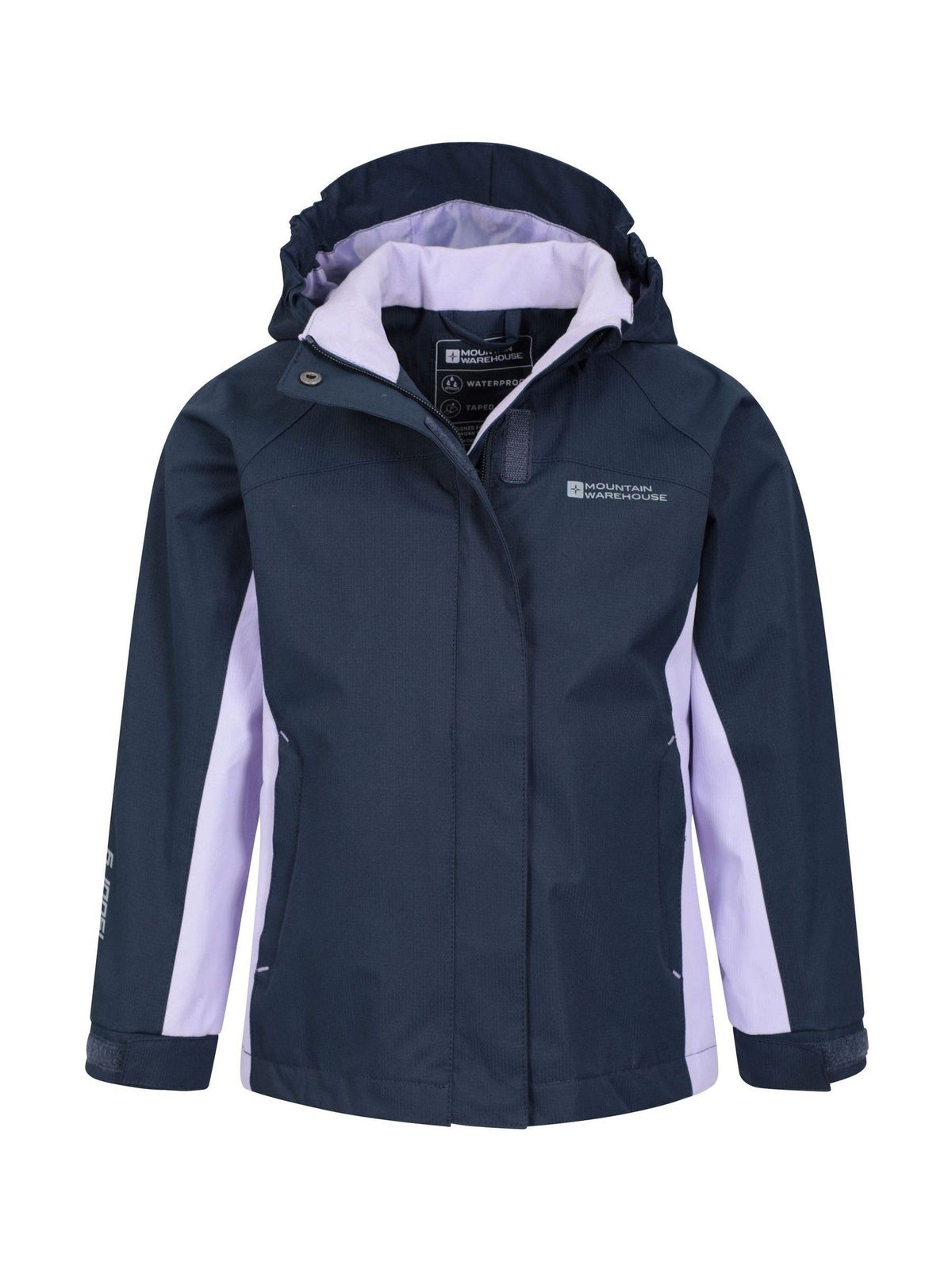 Dsiney Kidz - Mountain Warehouse Blue Kids Shelly II Waterproof Jacket image 5