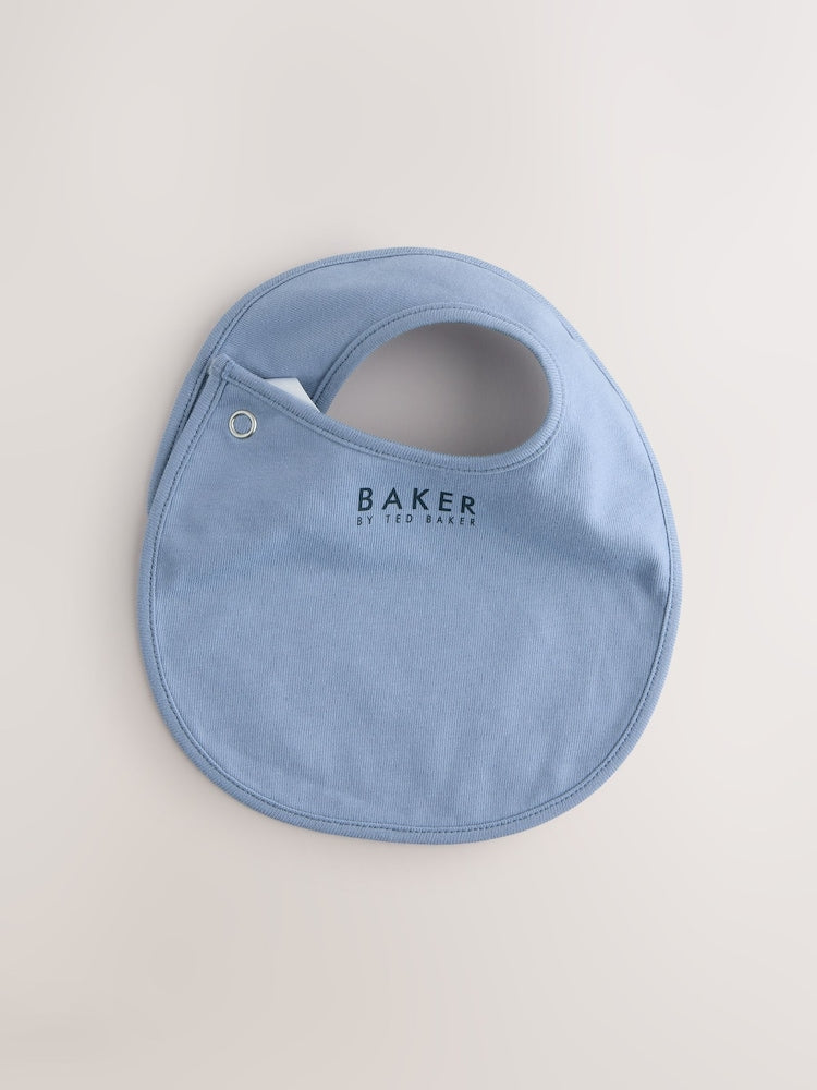 Baker by Ted Baker 2 Pack Blue Baby Bibs