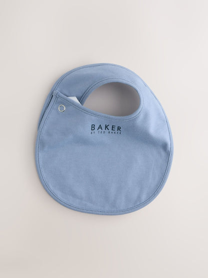 Baker by Ted Baker 2 Pack Blue Baby Bibs